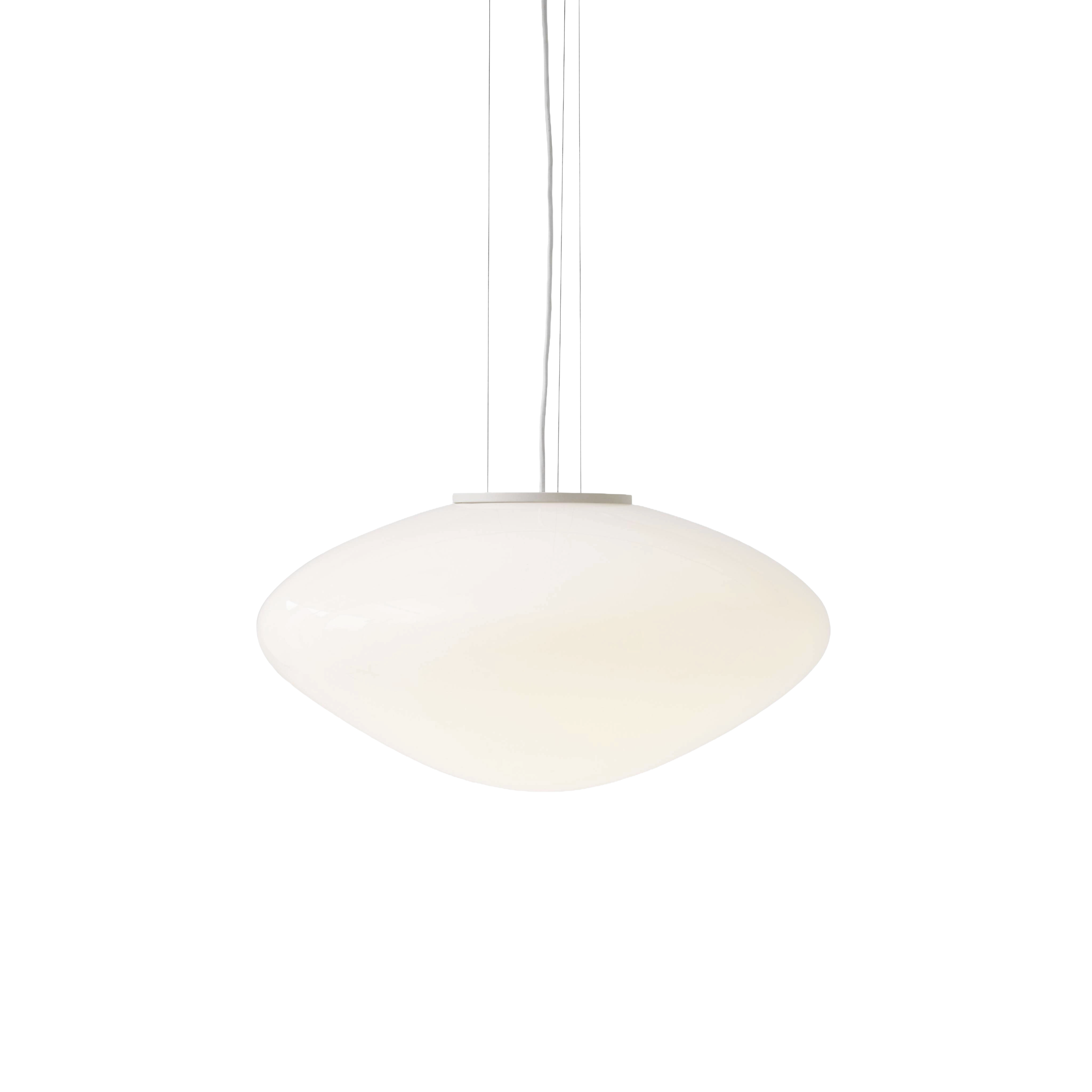 Pendant lamp MIST with opal shade