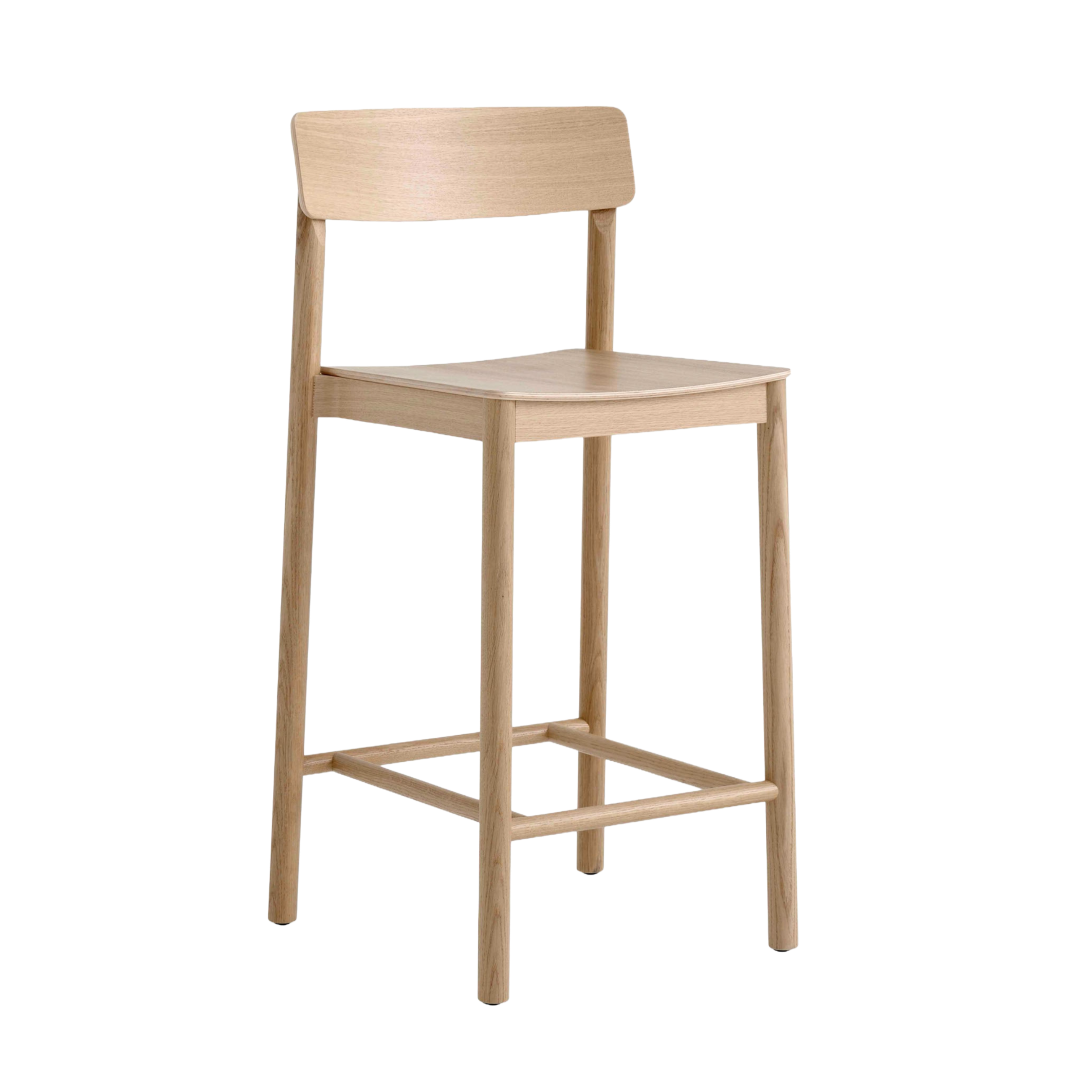 BETTY stool in lacquered oak
