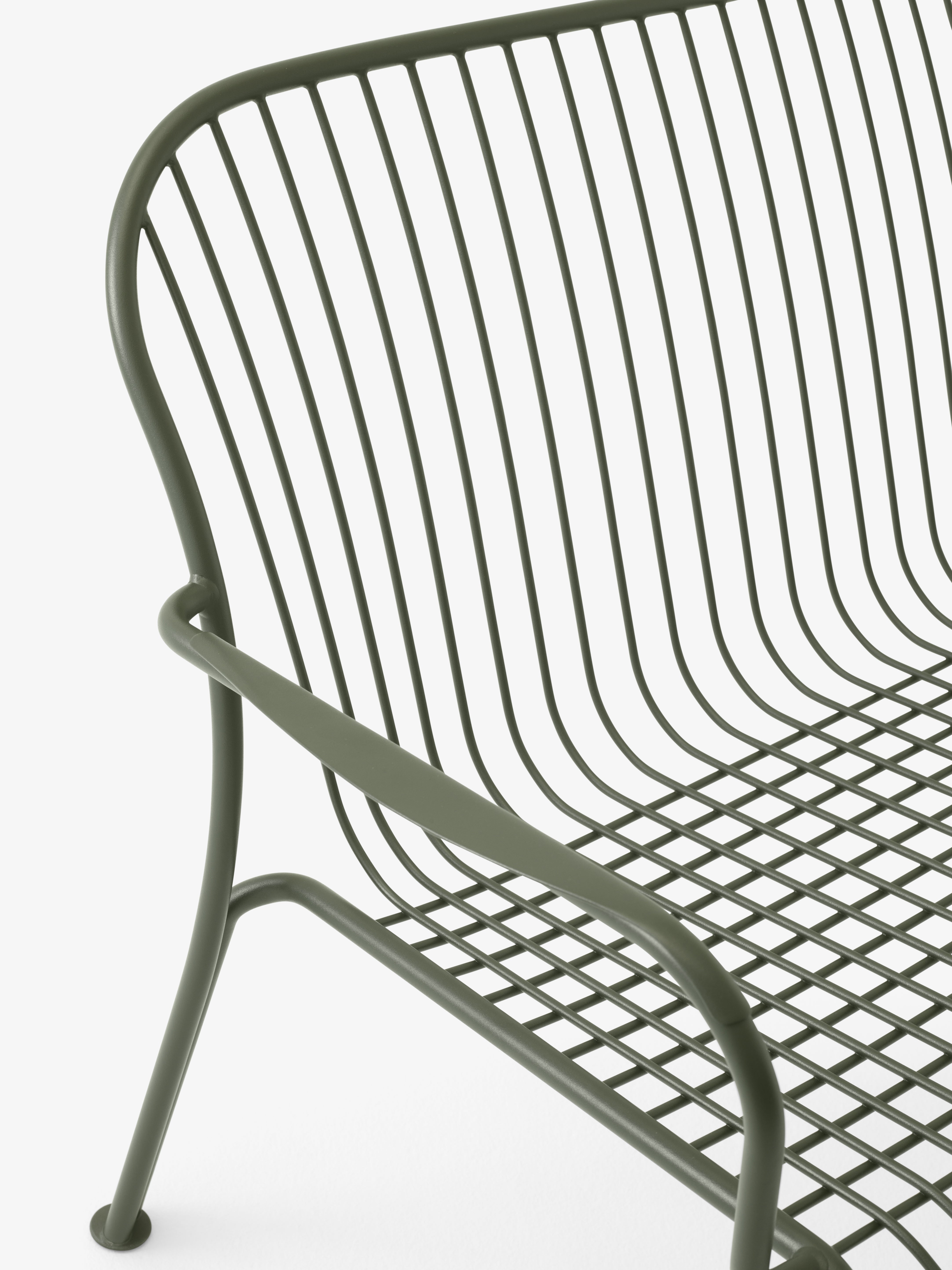 THORVALD SC110 dark green outdoor bench with armrests