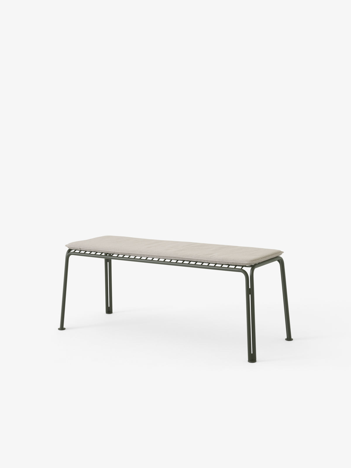 THORVALD SC112 dark green outdoor bench without backrest