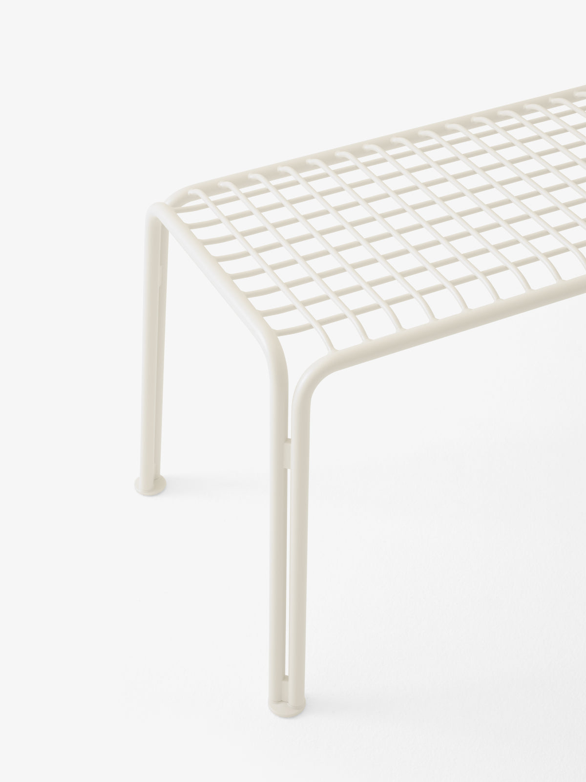 THORVALD SC112 ivory outdoor bench without backrest