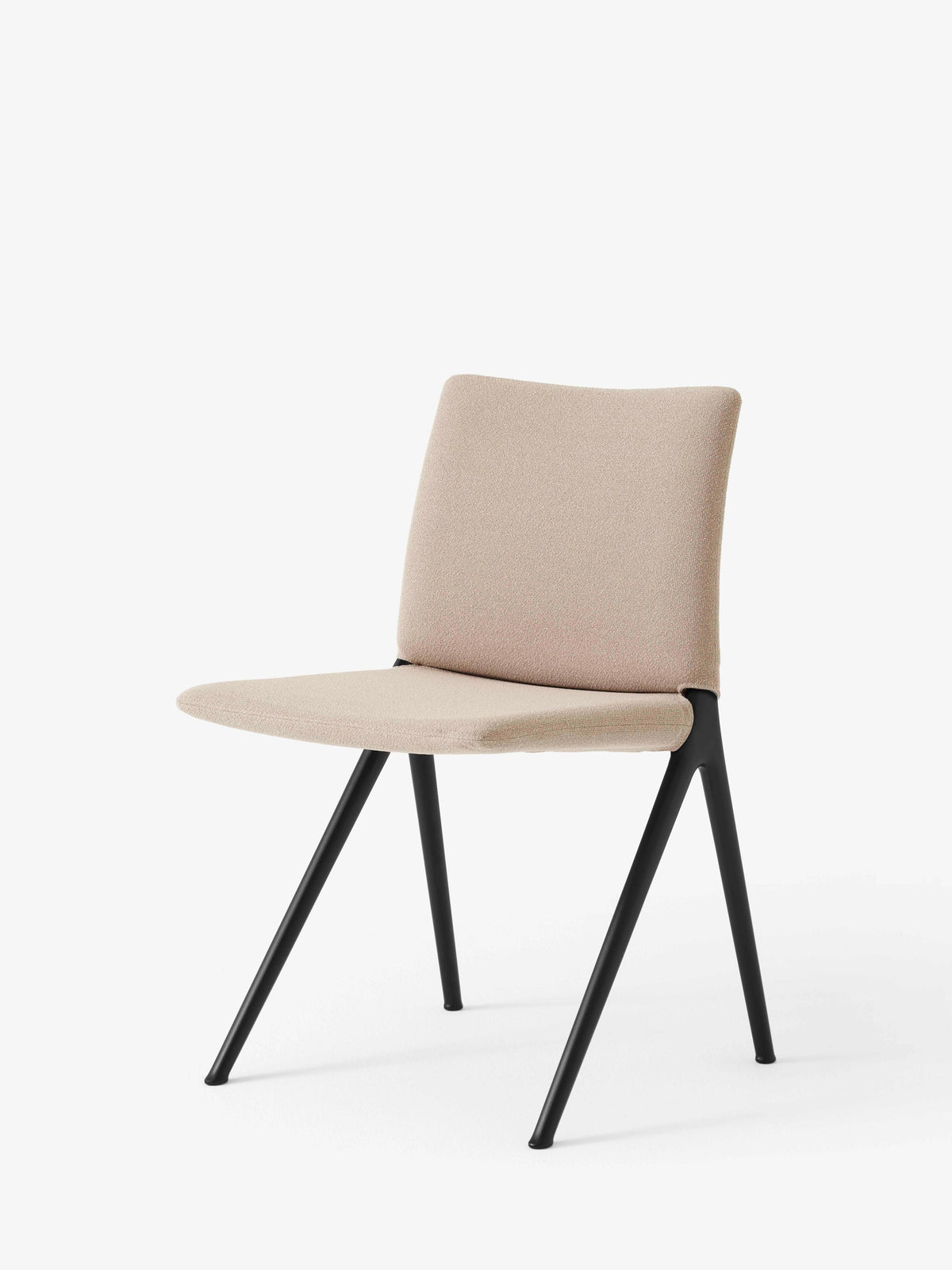 KAPE IF7 Upholstered Chair with Black Base