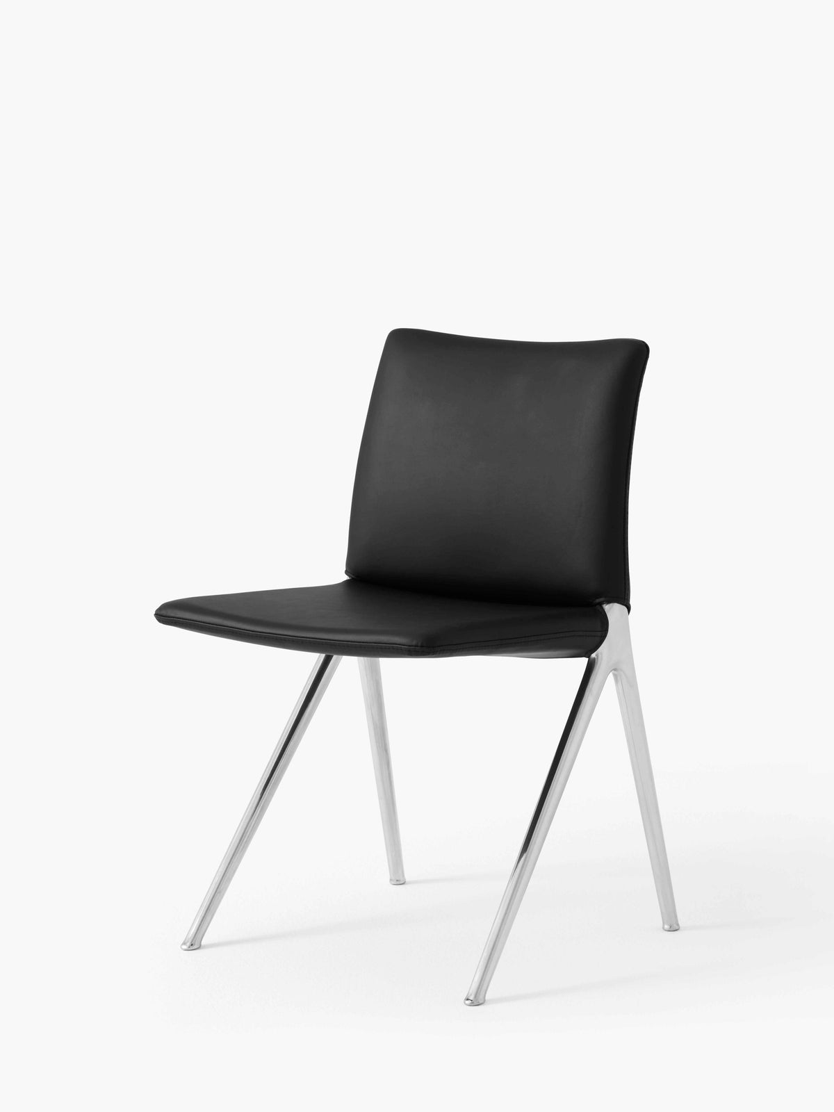 KAPE IF7 Upholstered Chair with Aluminum Base