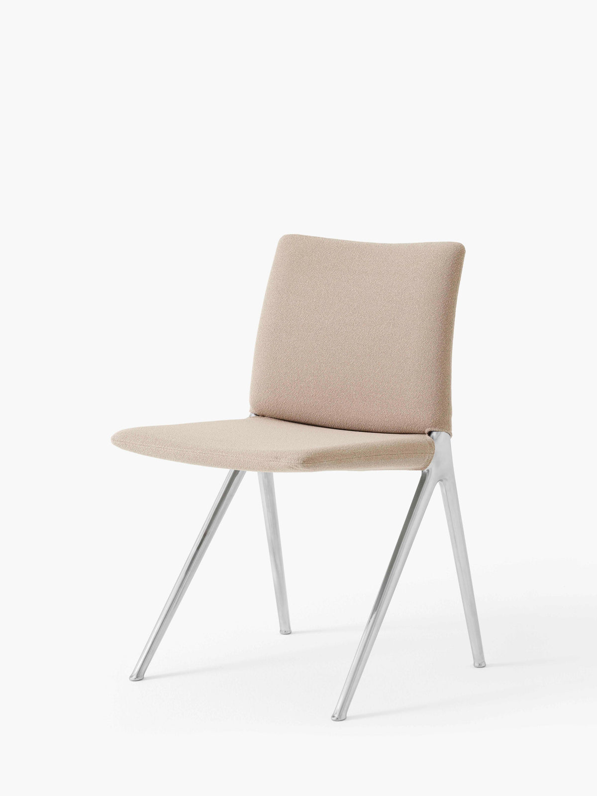 KAPE IF7 Upholstered Chair with Aluminum Base