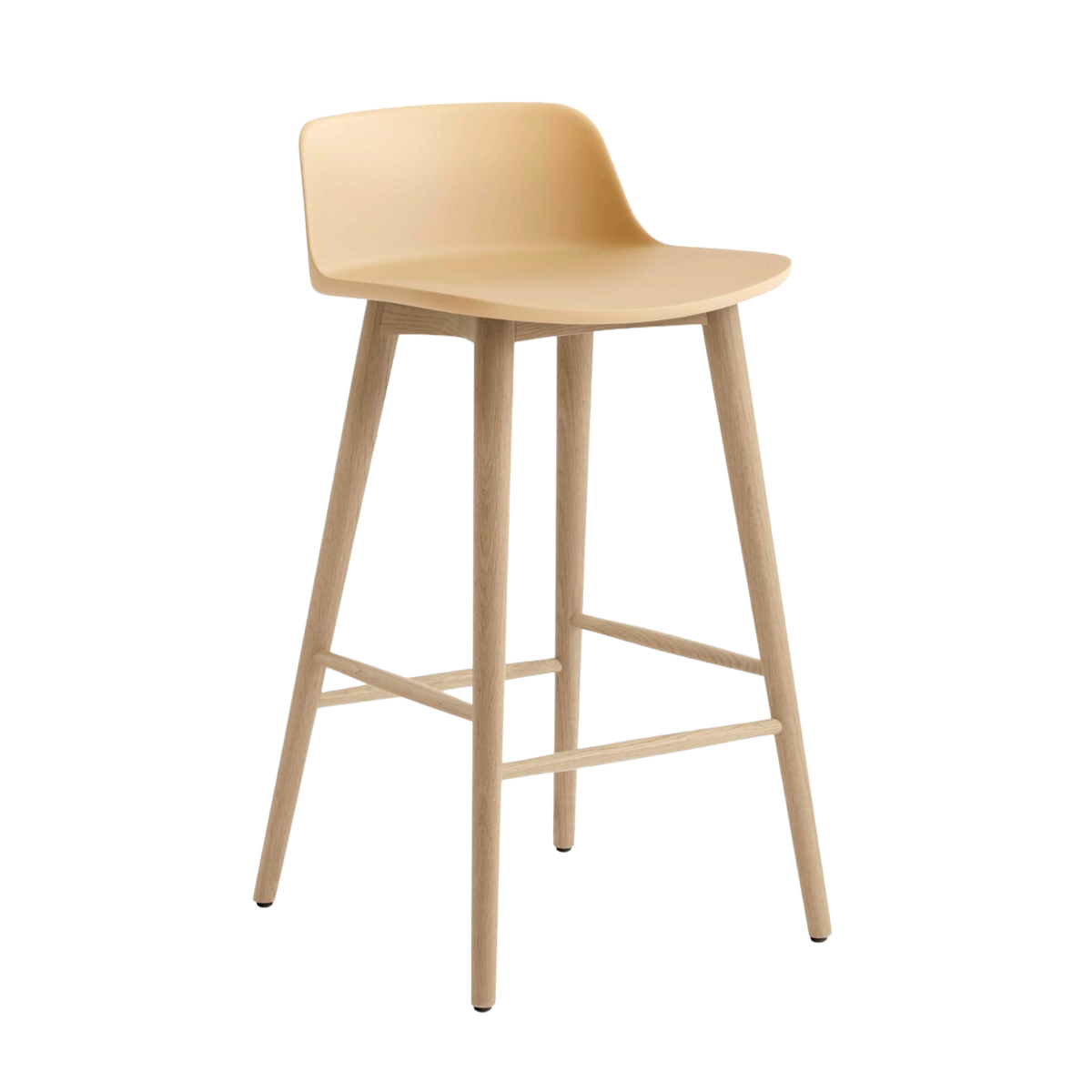 RELY Sand Bar Stool with Oak Base
