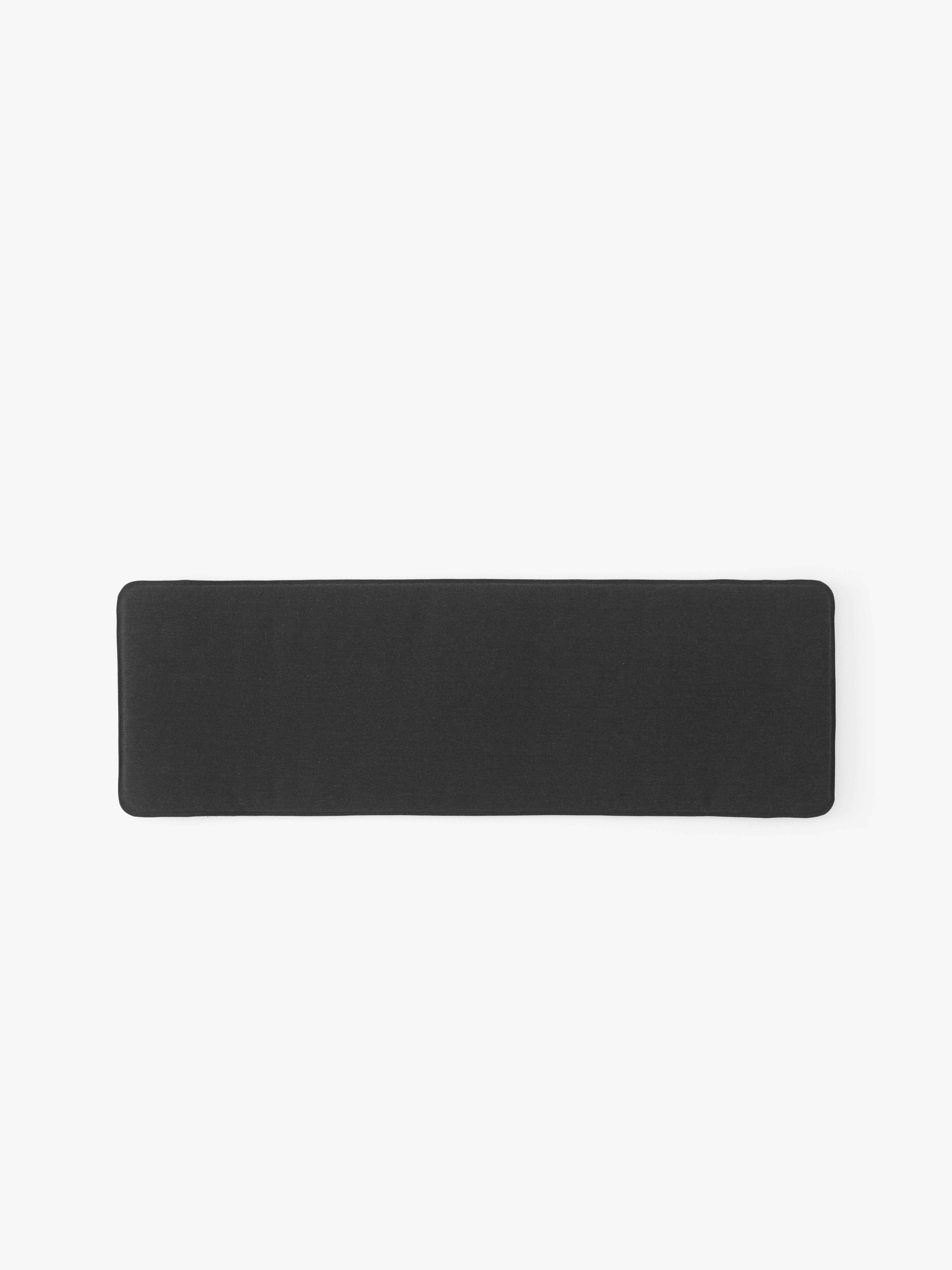 THORVALD SC112 black outdoor bench without backrest