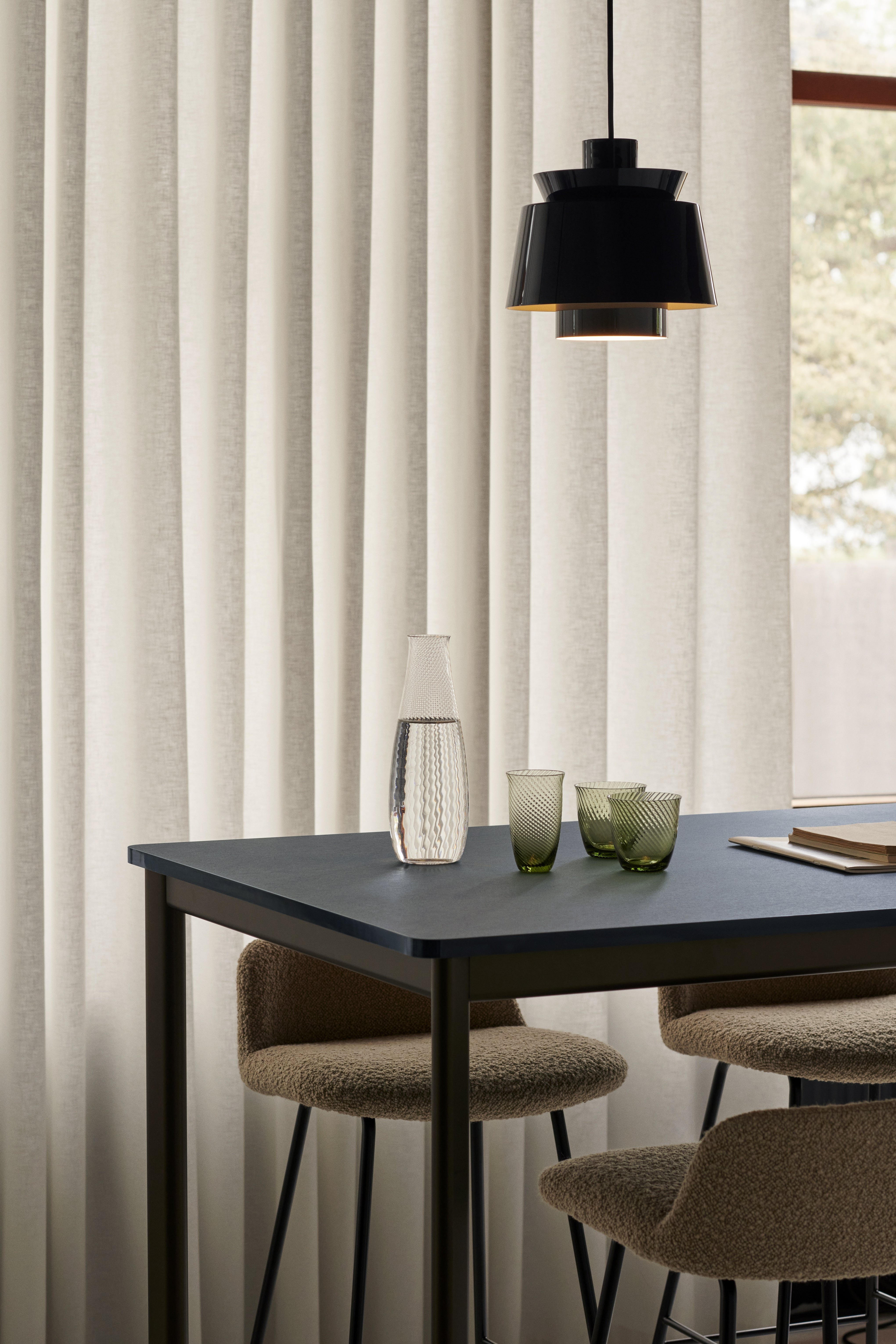 UTZON JU1 Pendant Lamp in Gray-Blue