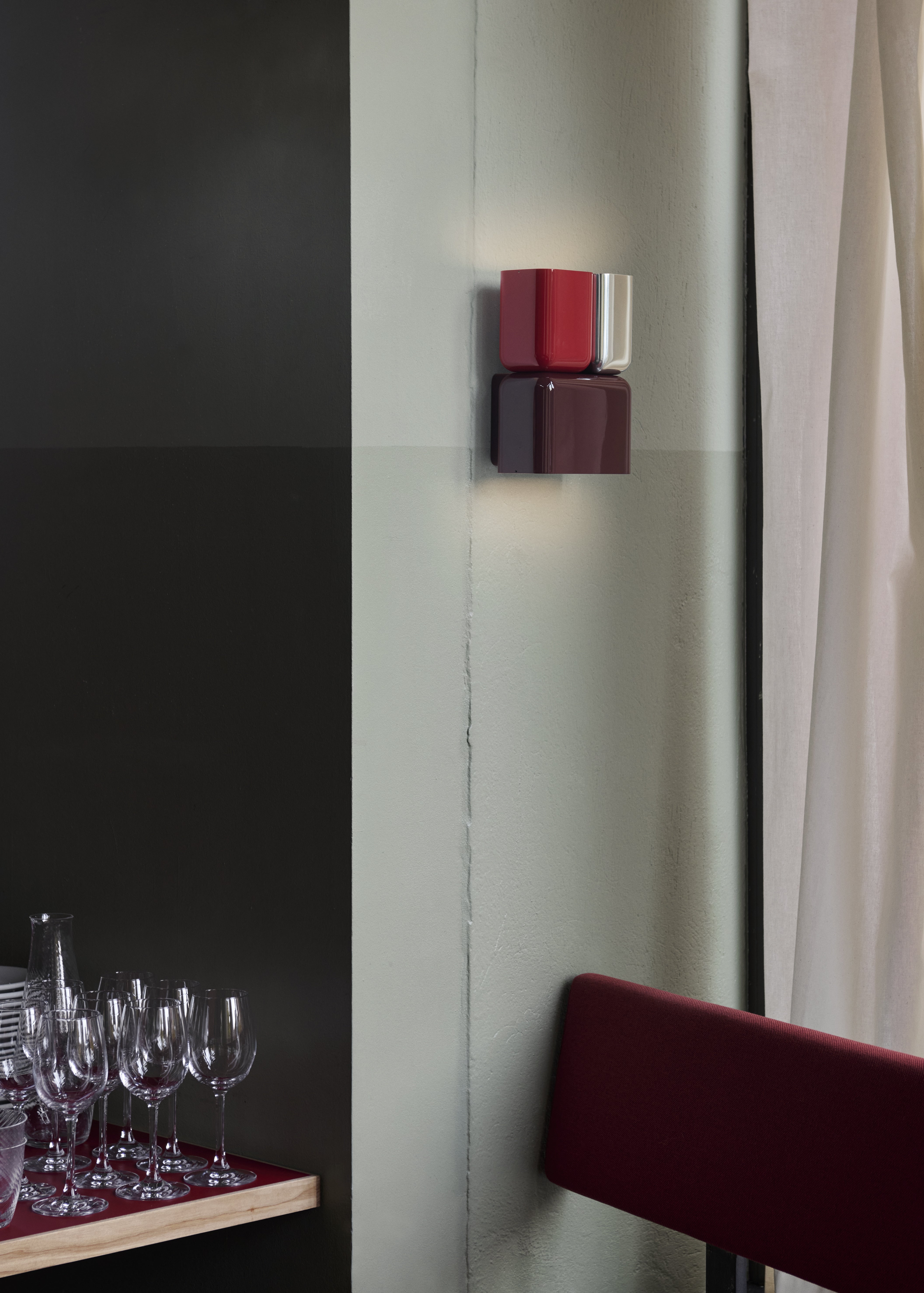 Wall lamp TABATA in black