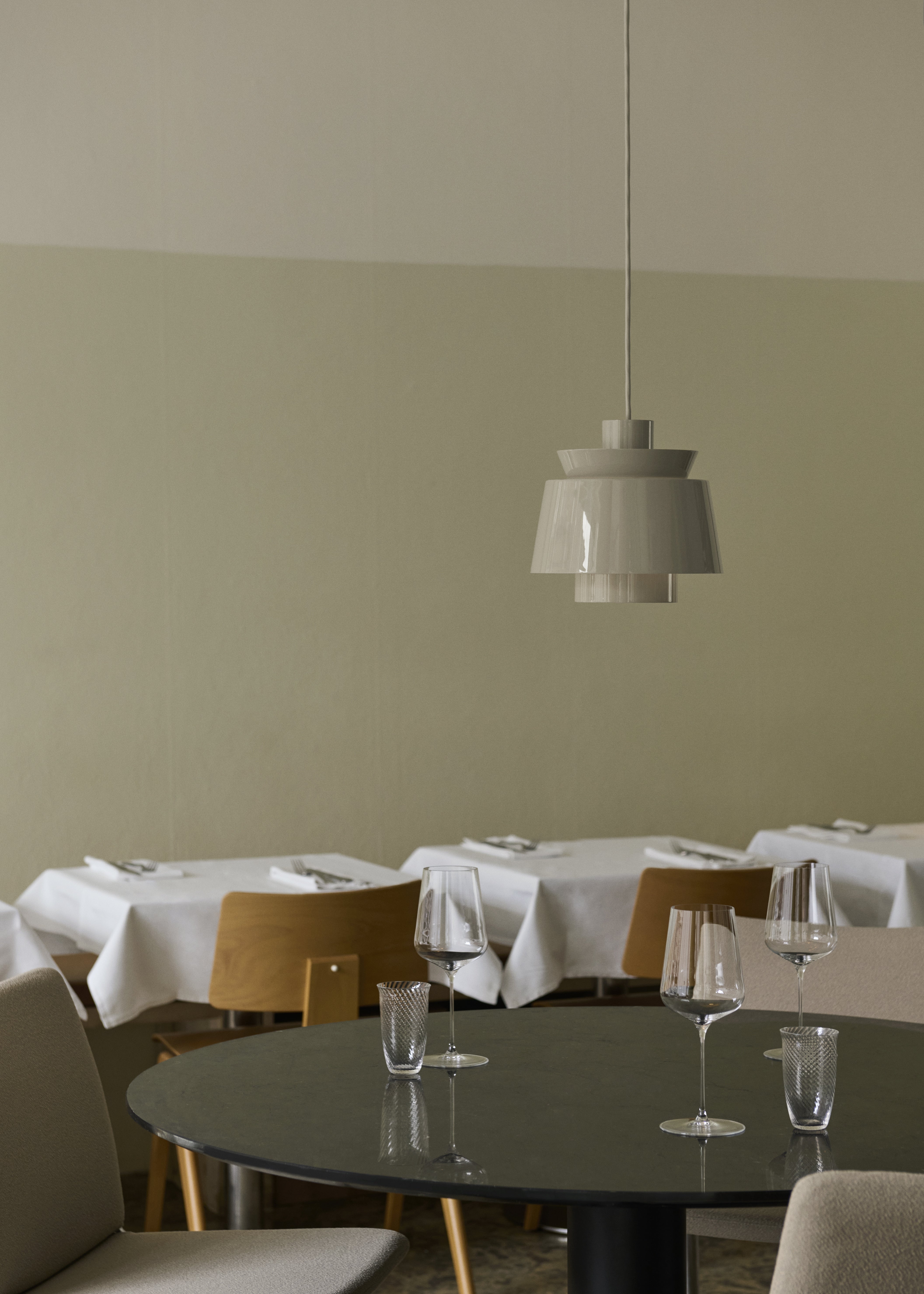 UTZON JU1 Pendant Lamp in Gray Beige