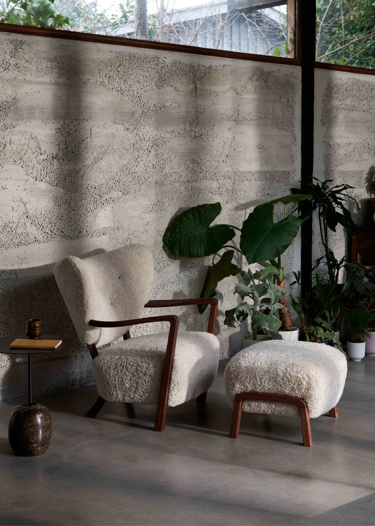 Upholstered WULFF ATD2 Armchair with Oak Base