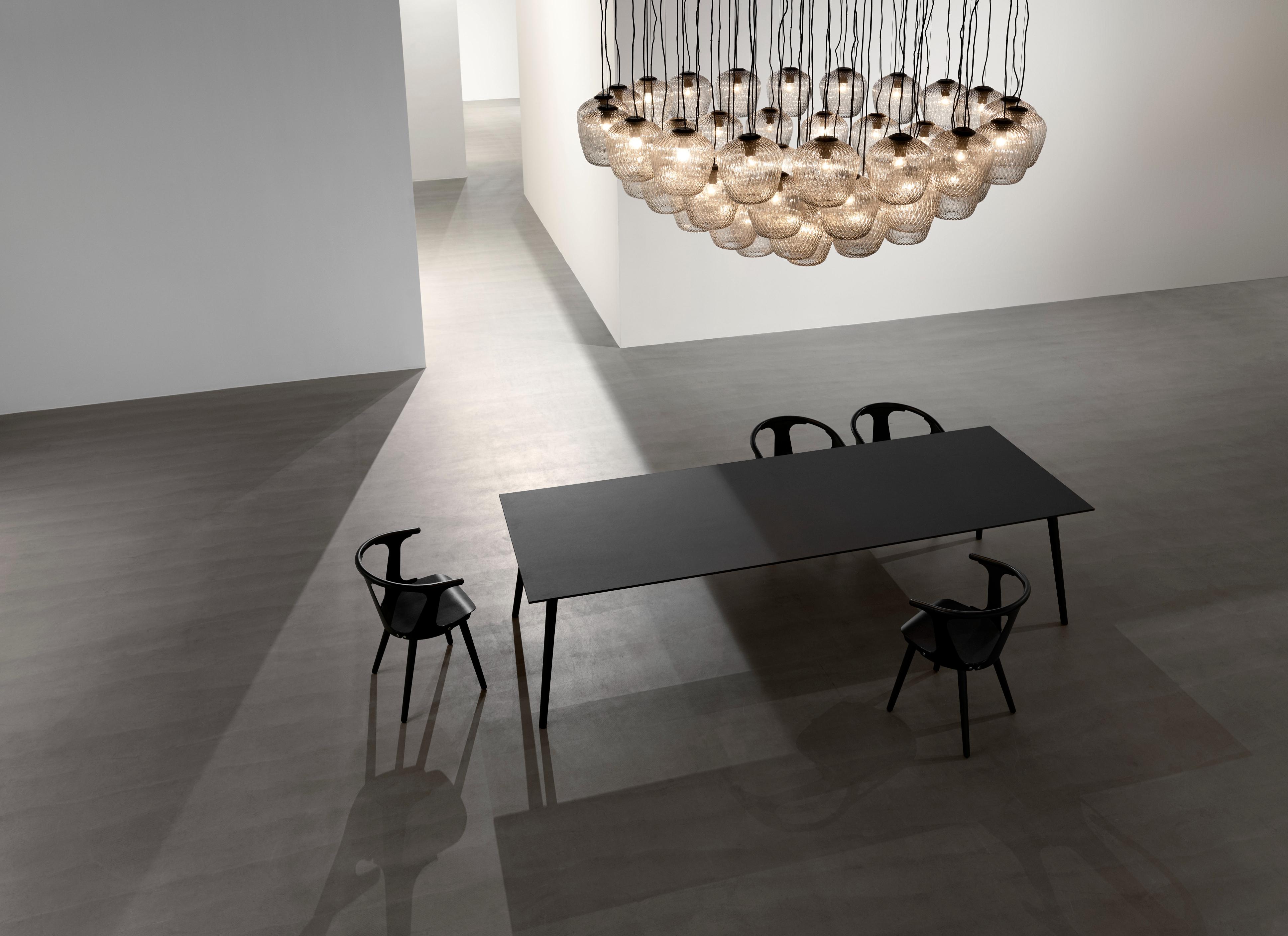 IN BETWEEN SK1 Chair in black lacquered oak