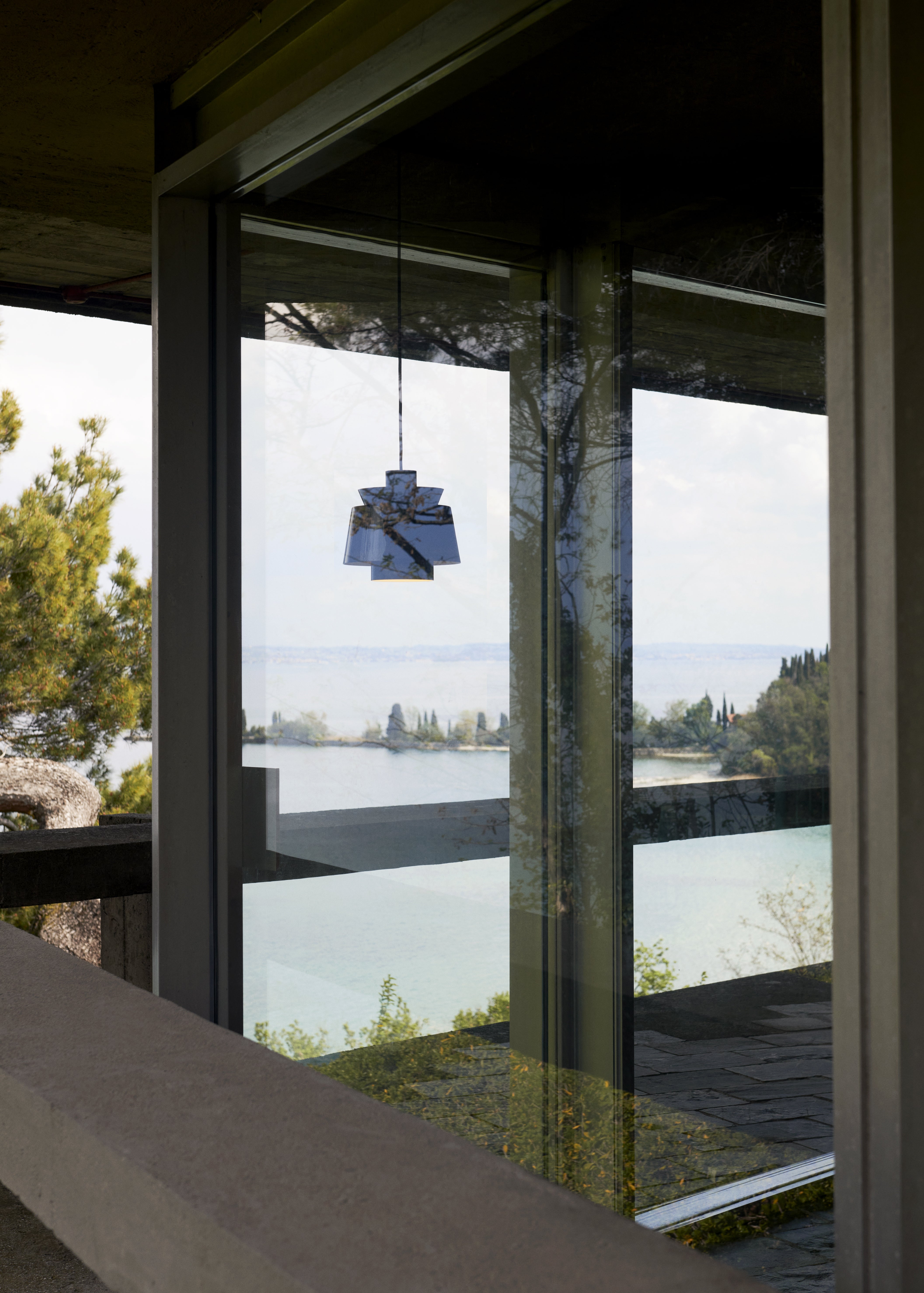 UTZON JU1 Pendant Lamp in Gray-Blue