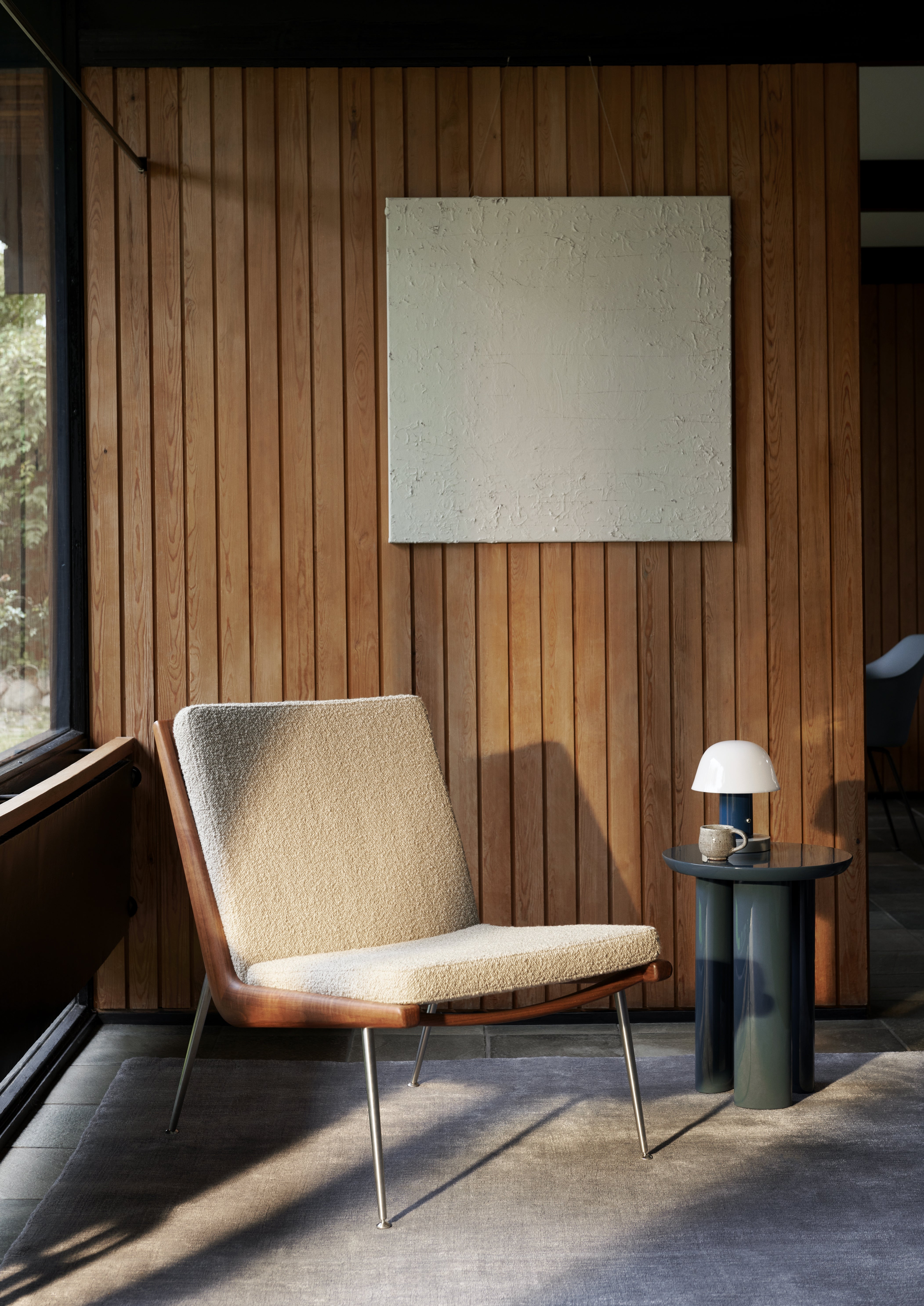 TUNG JA3 Blue Steel Side Table