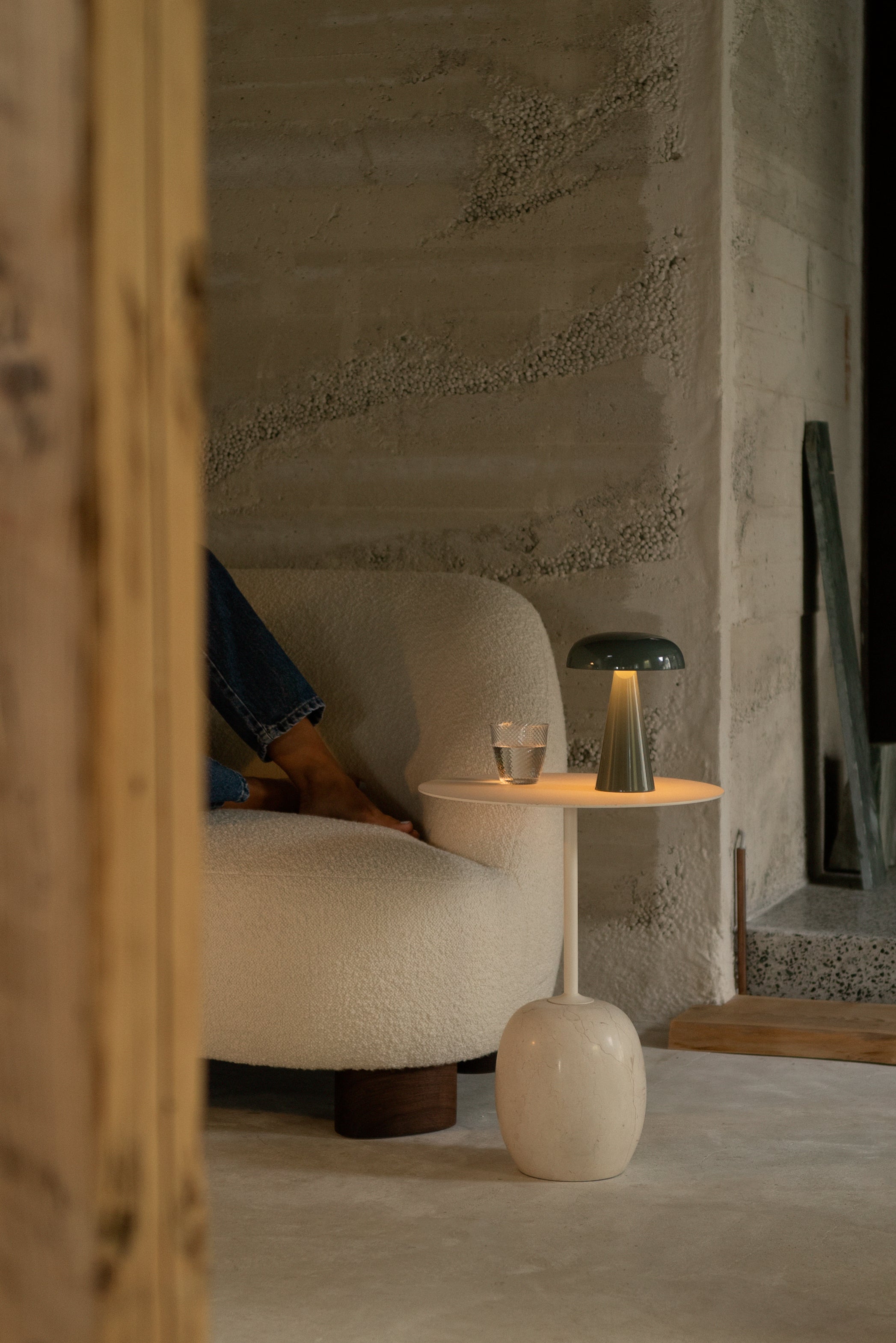 Portable lamp COMO SC53 gray-blue