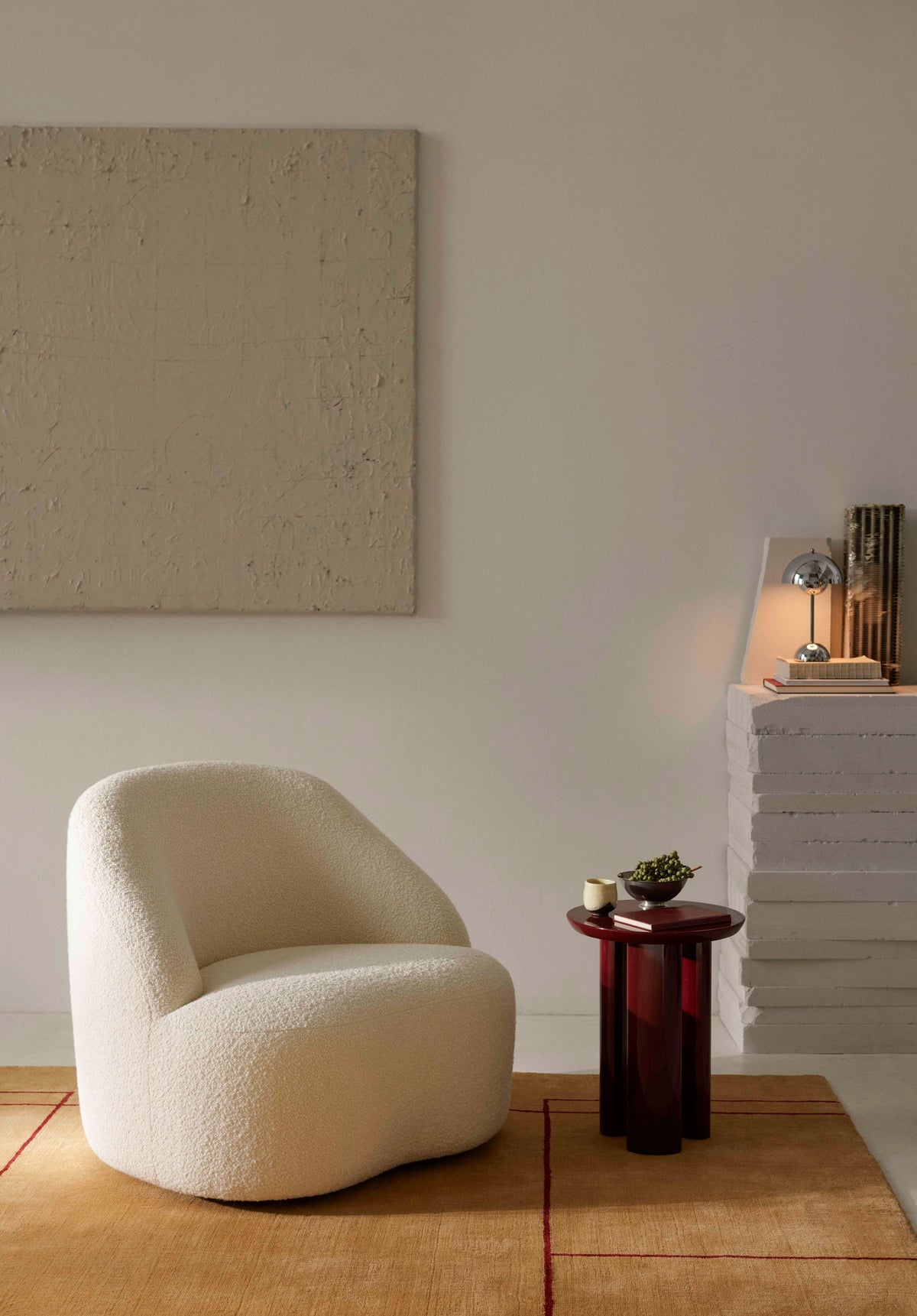 Upholstered MARGAS LC2 Armchair