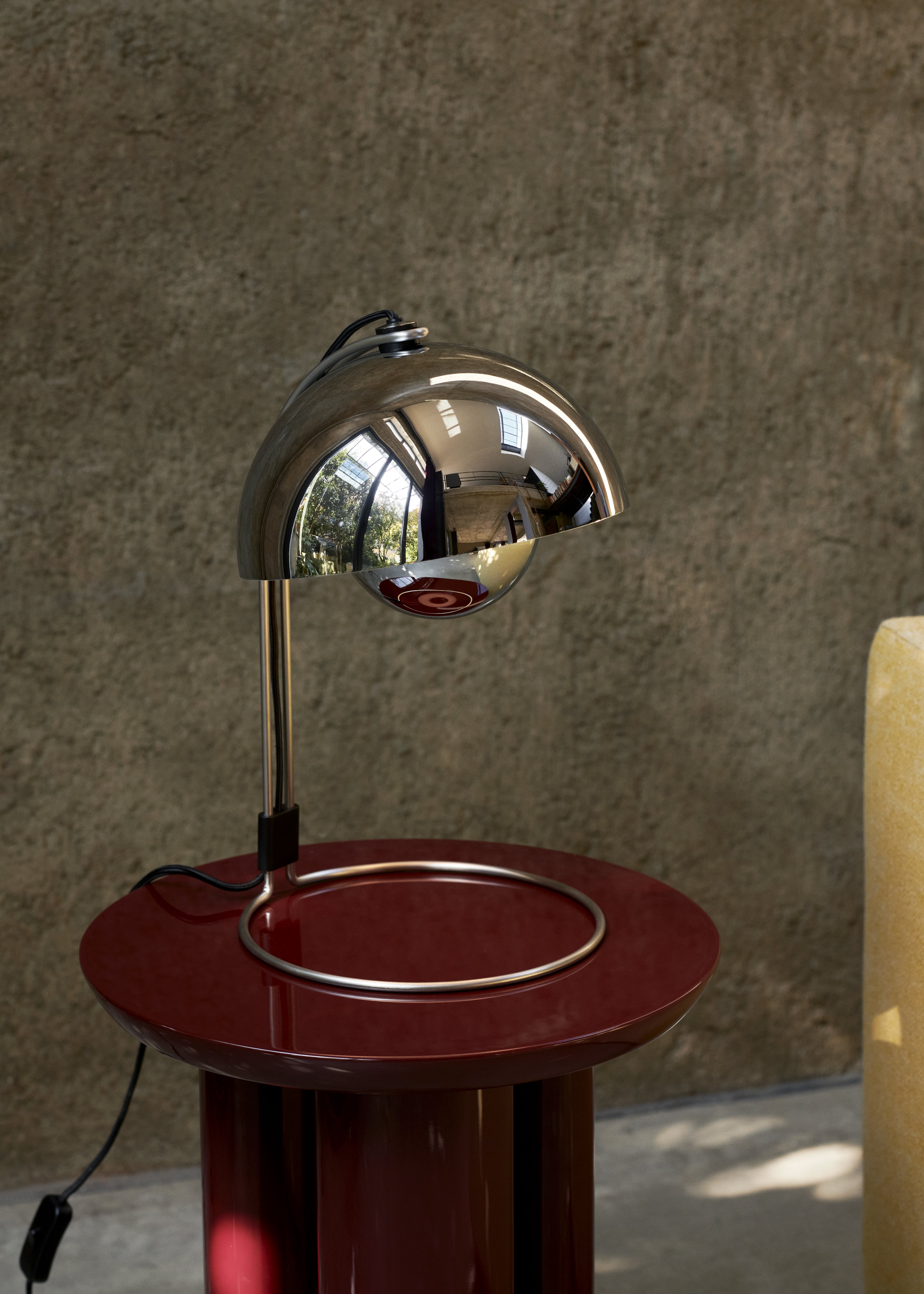 FLOWERPOT VP4 Table Lamp in Chrome