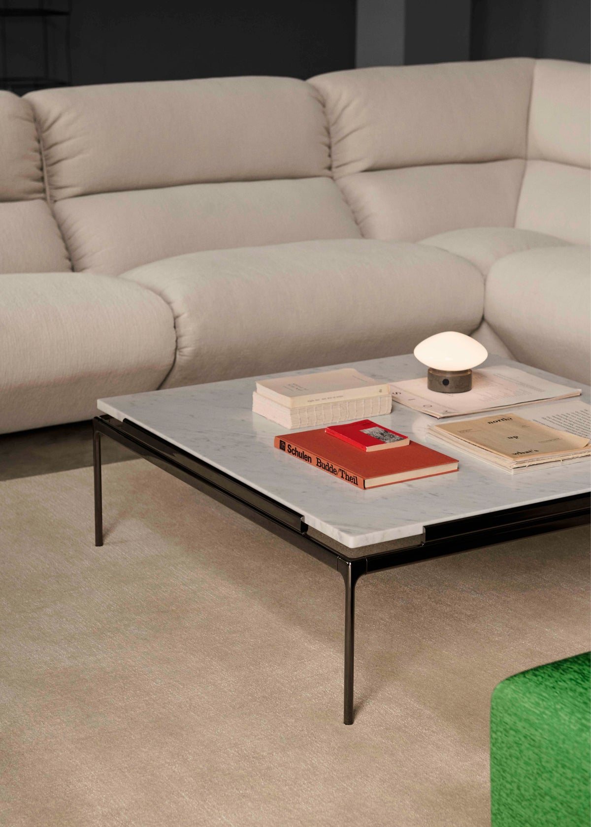 Upholstered corner module modular sofa HI LO AV55