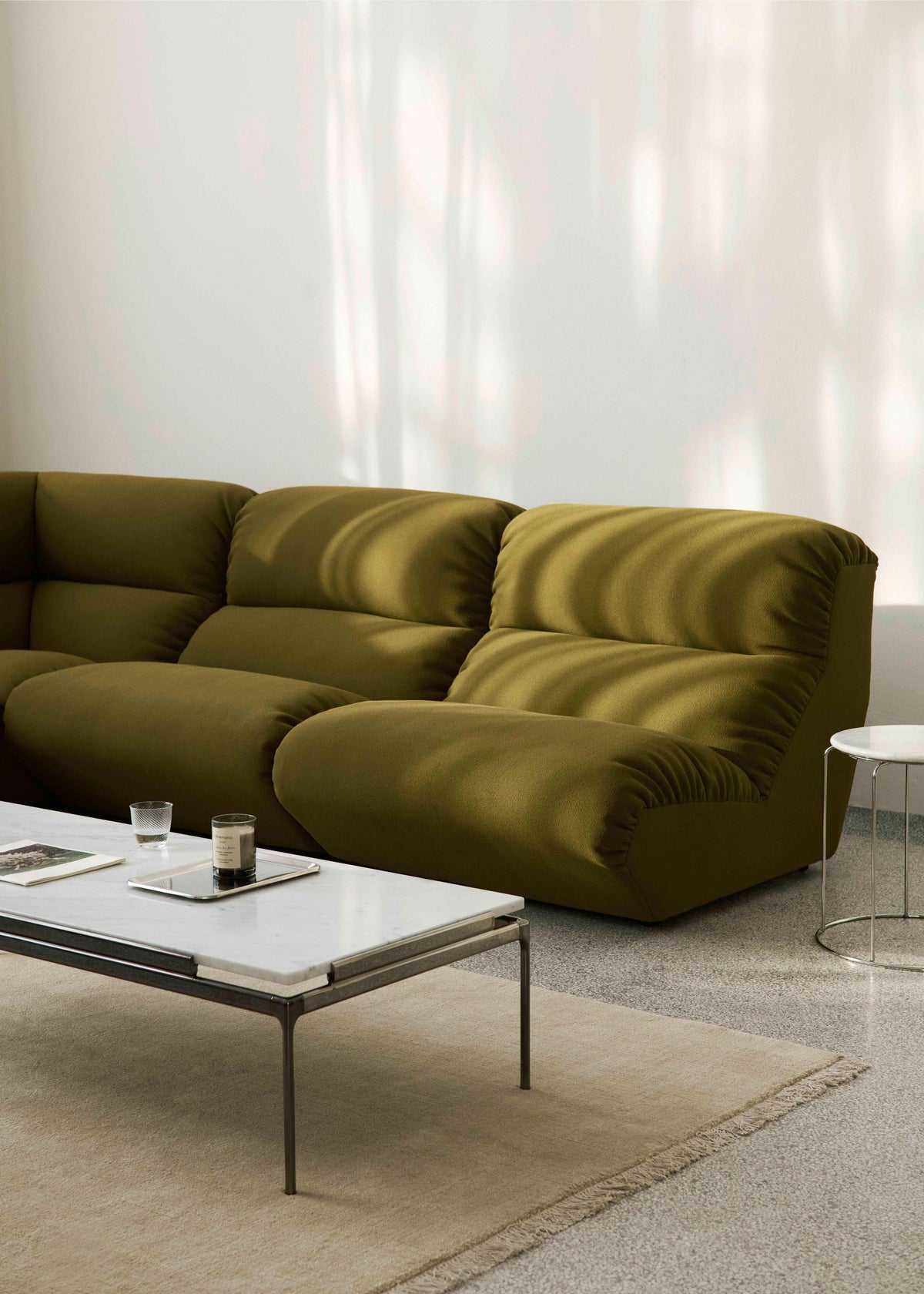 Upholstered armchair / module HI LO AV54