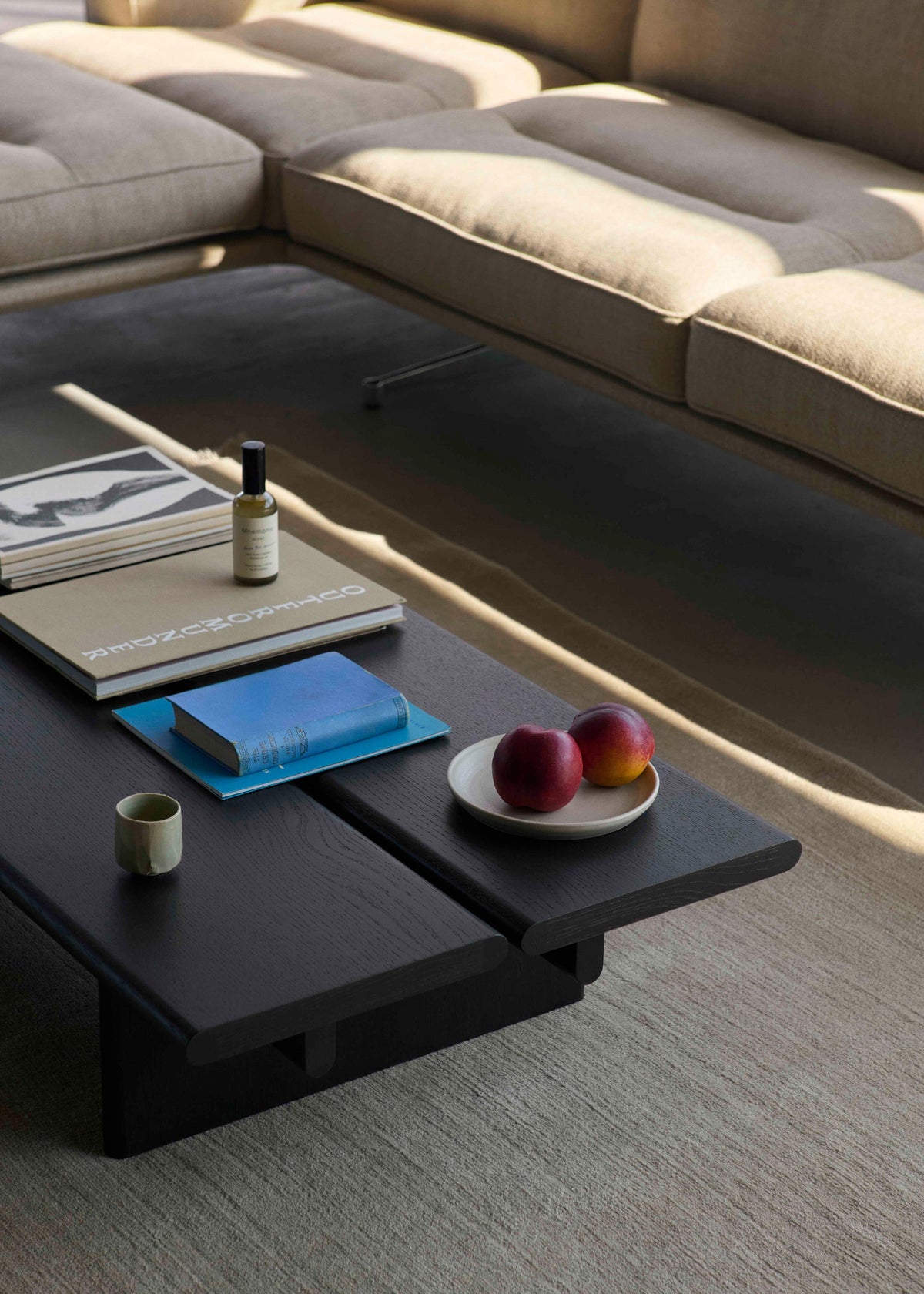 ITA coffee table dark oak wood