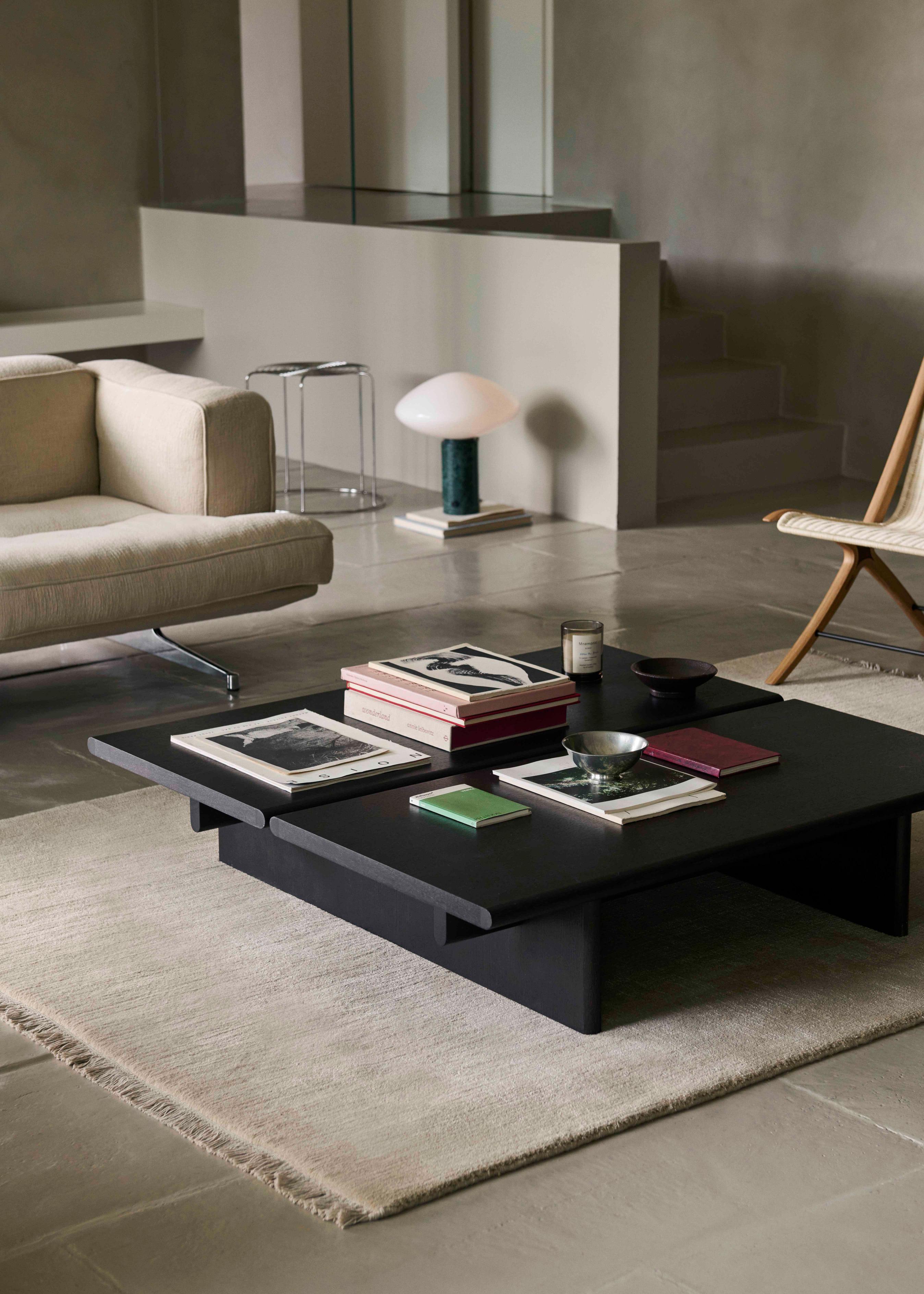 ITA coffee table dark oak wood