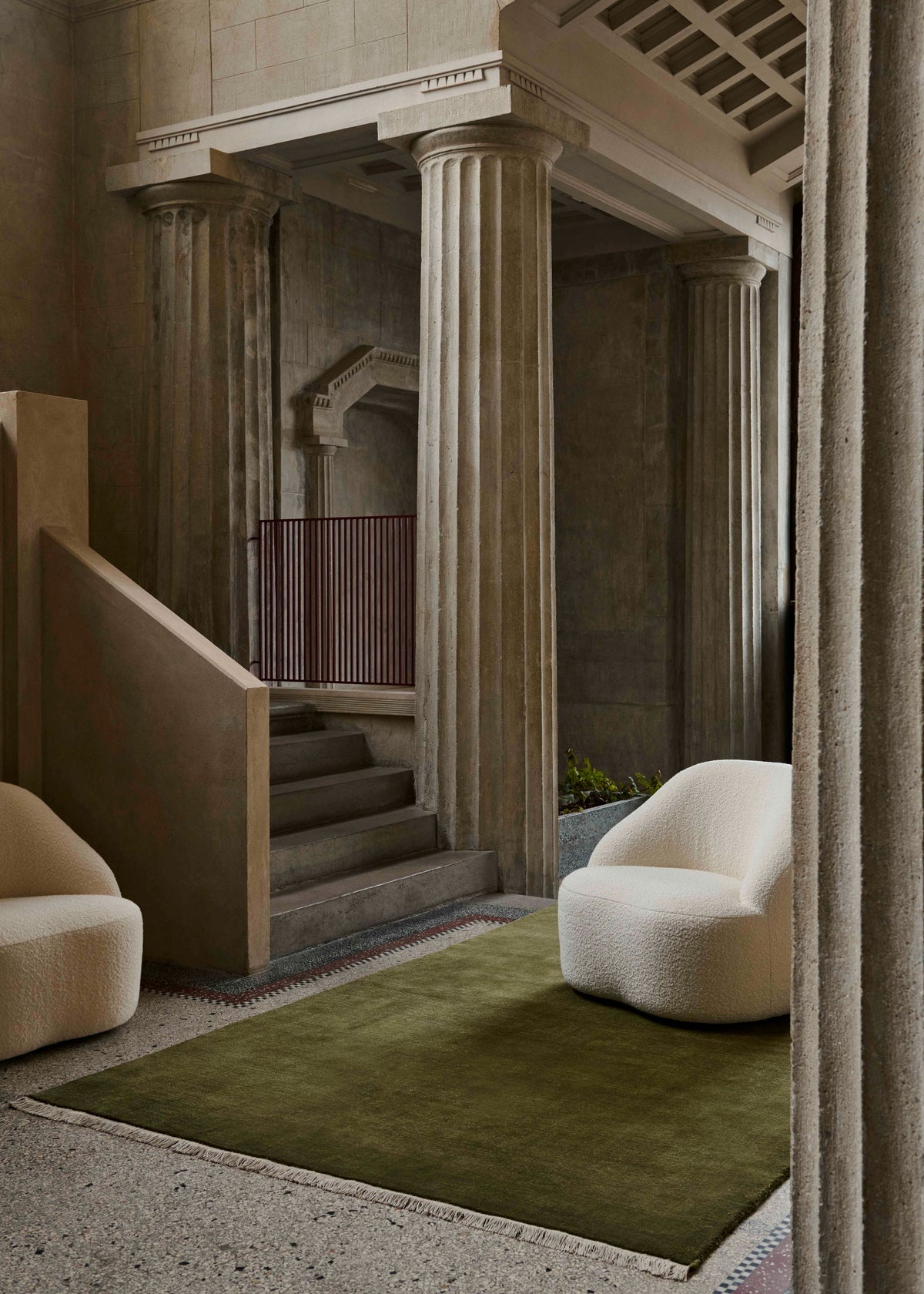 Upholstered MARGAS LC2 Armchair