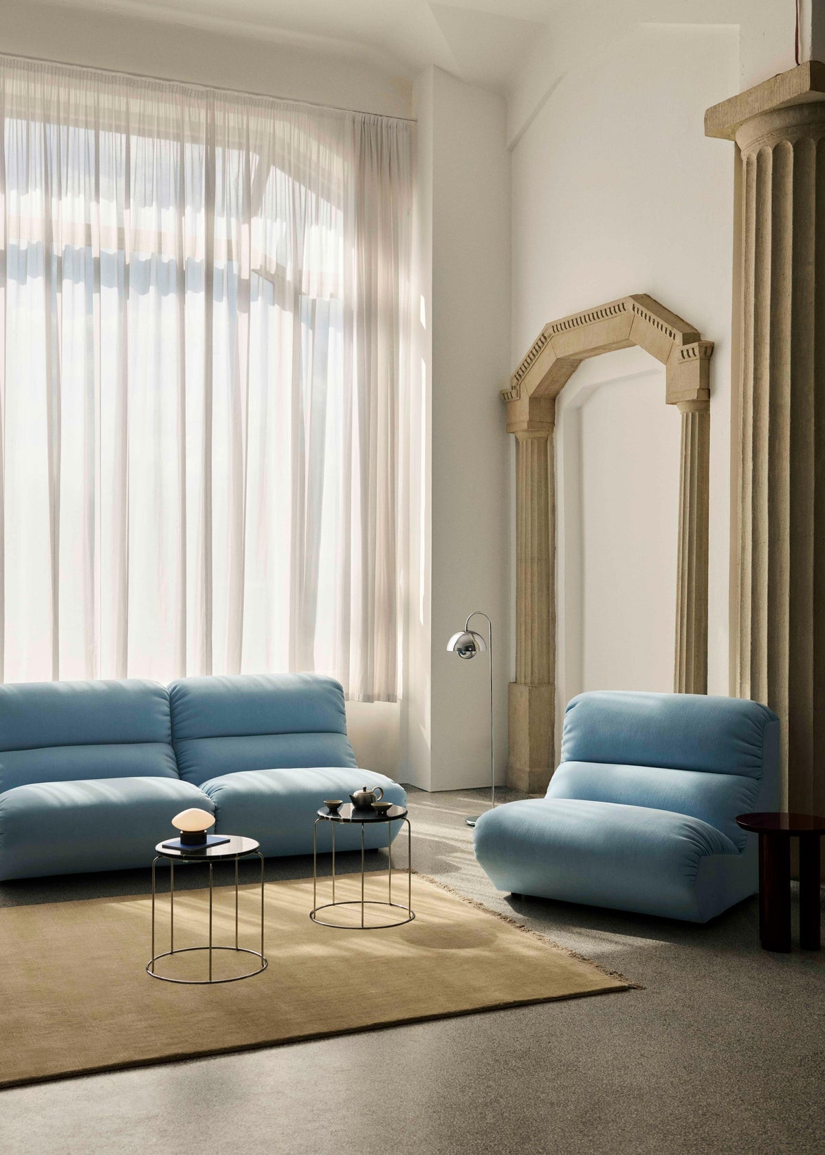 Upholstered armchair / module HI LO AV54