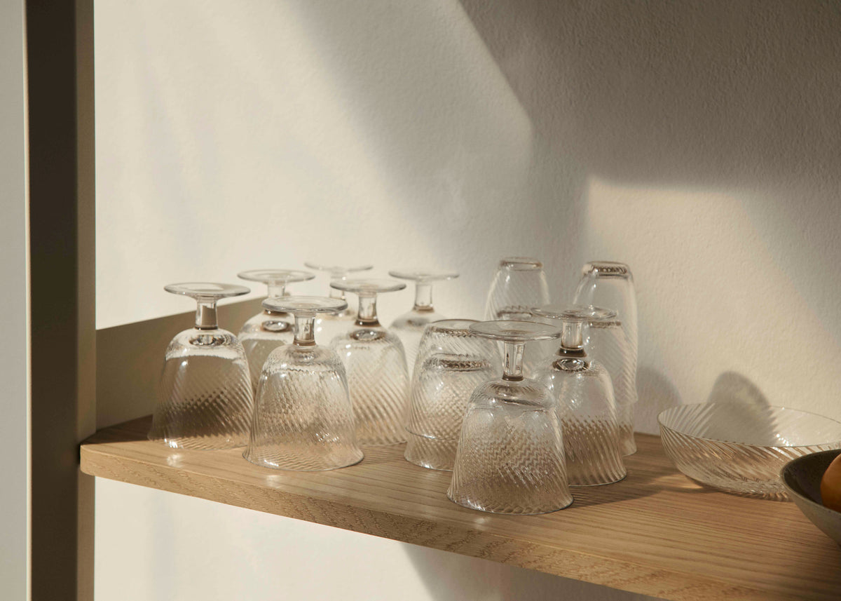 Alabaster modular shelf ROMBE