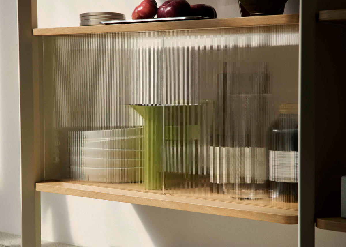 Alabaster modular shelf ROMBE