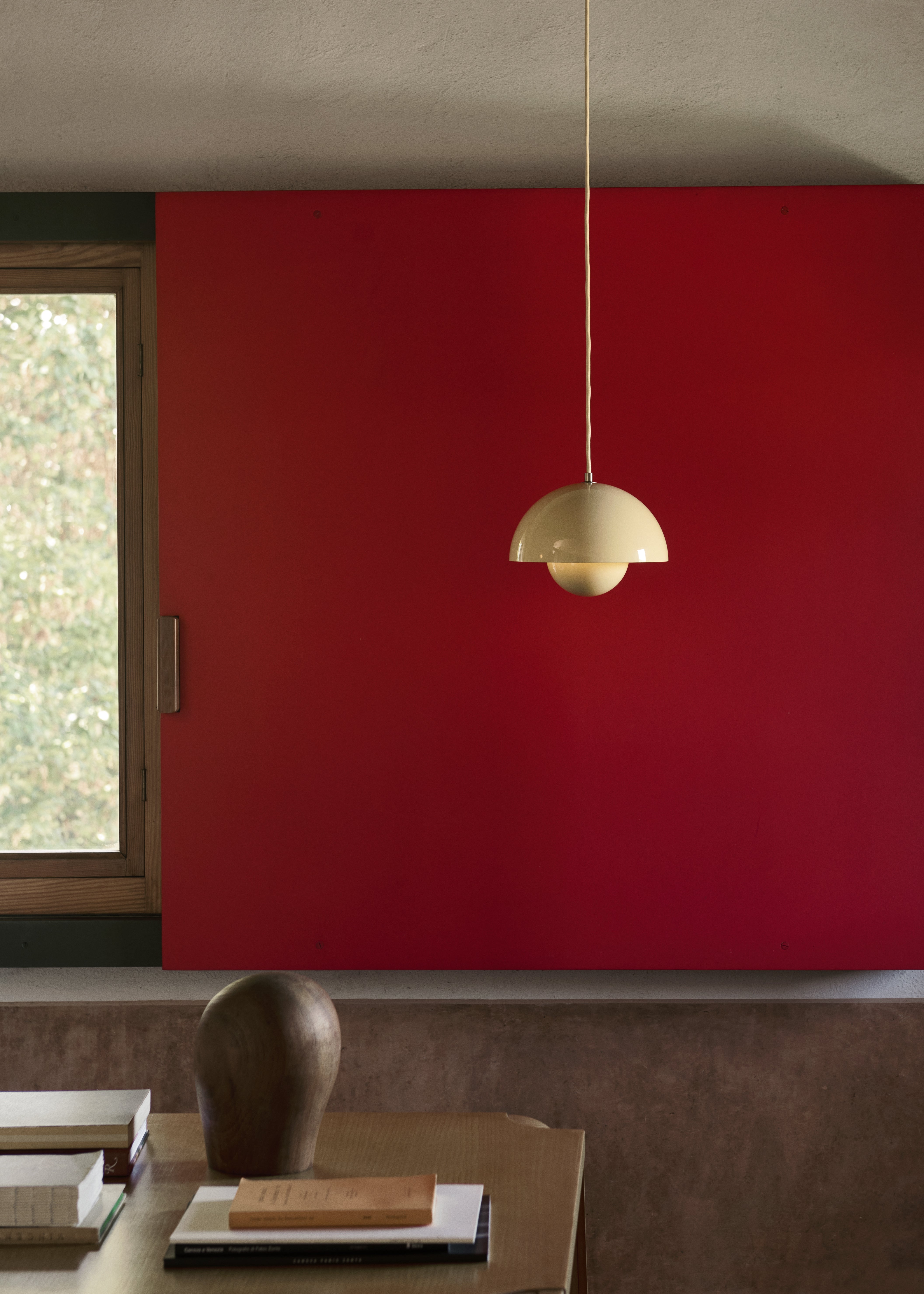 FLOWERPOT cobalt pendant lamp