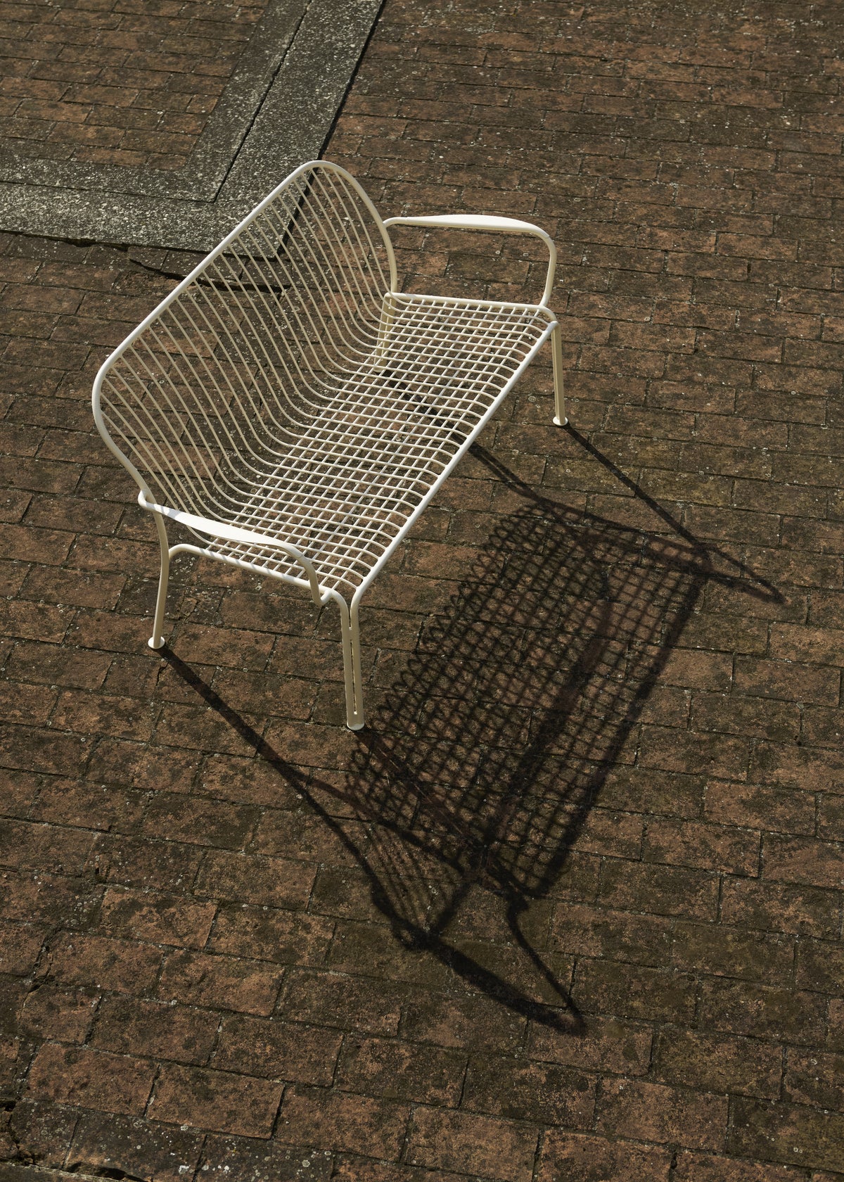 Outdoor bench with armrests THORVALD SC110 black