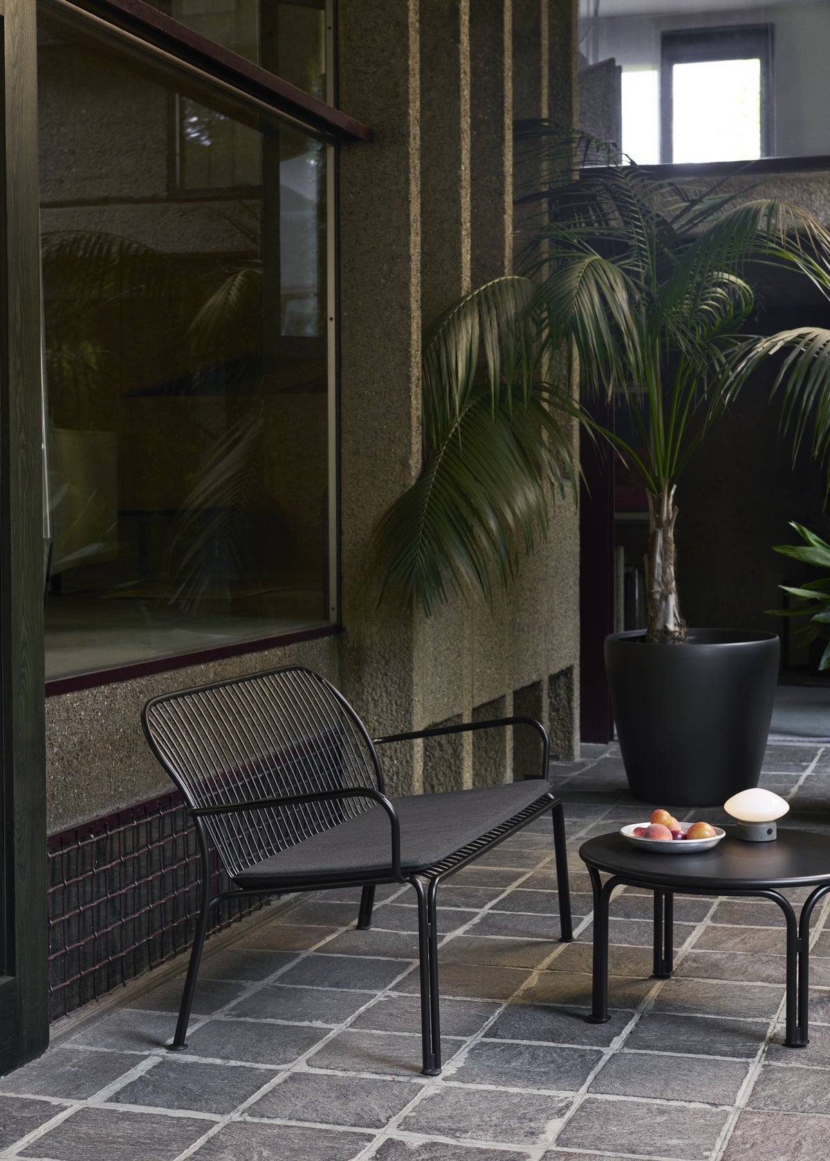 Thorvald Outdoor Coffee Table Black