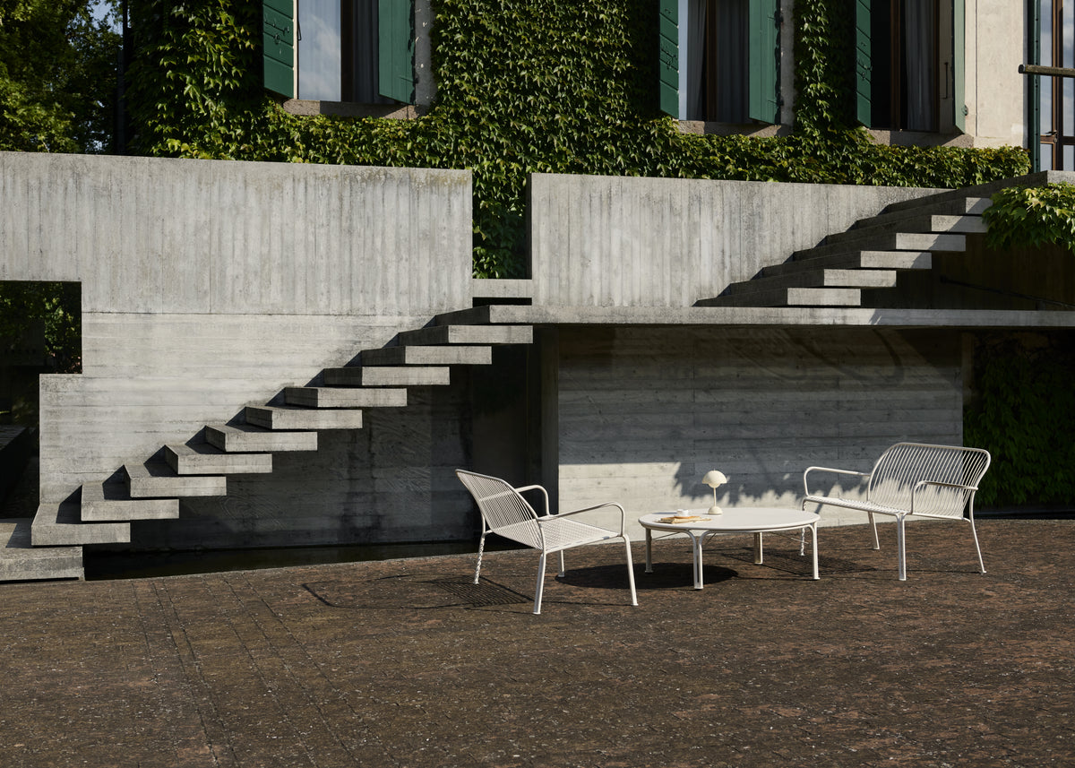 Outdoor bench with armrests THORVALD SC110 black