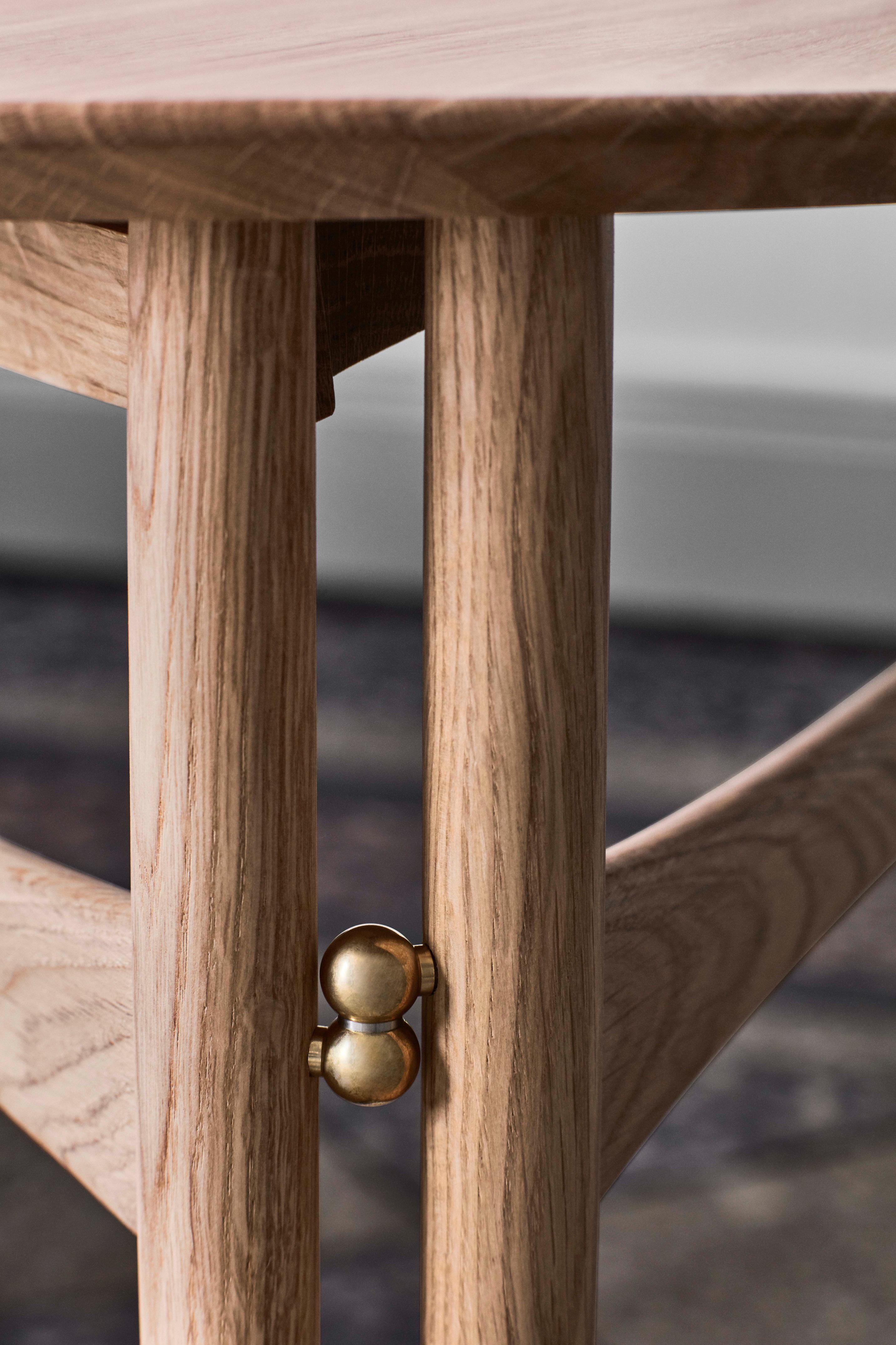 Folding Coffee Table DROP LEAF HM5 oiled oak wood