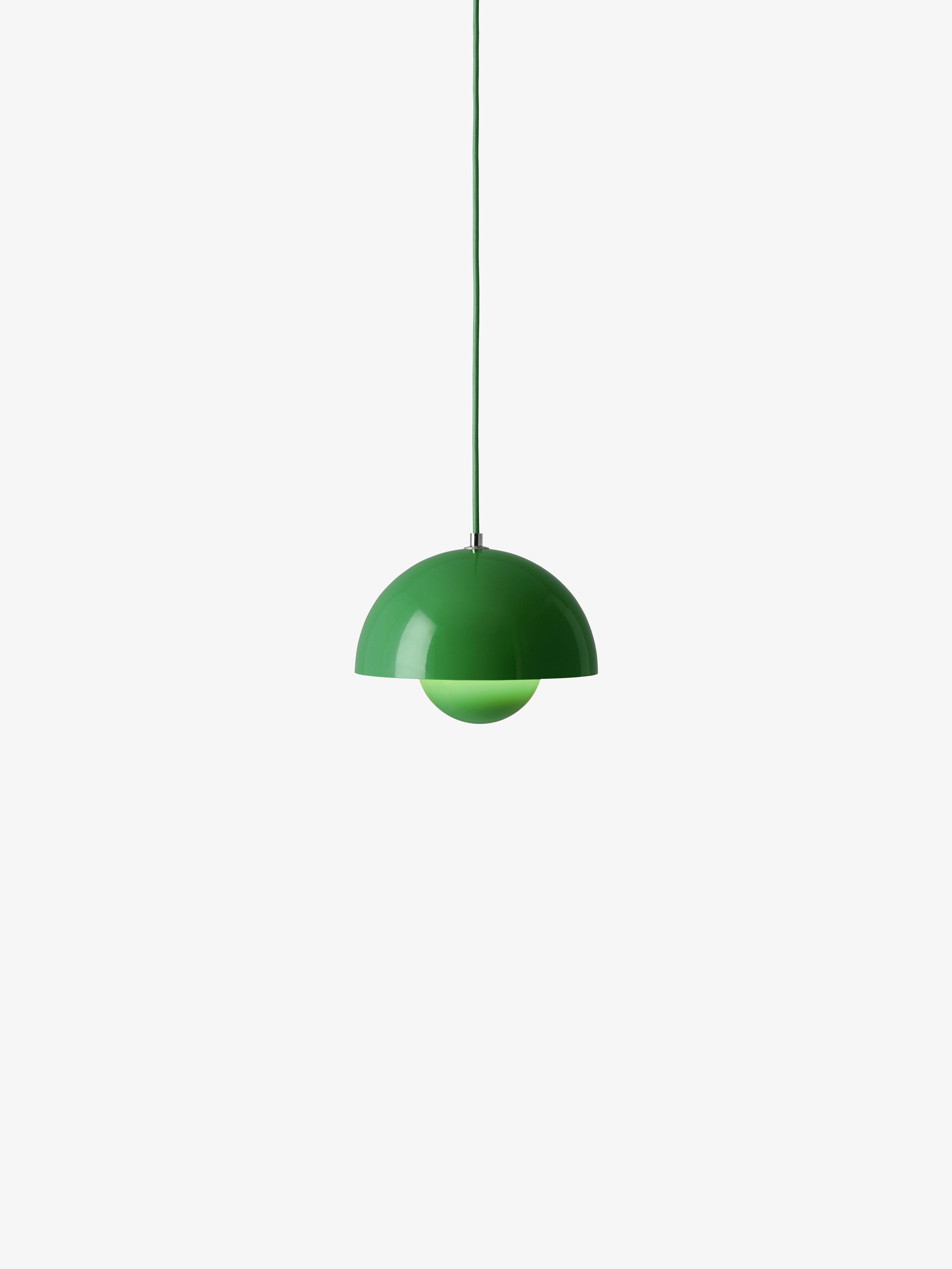 FLOWERPOT pendant lamp in vibrant green