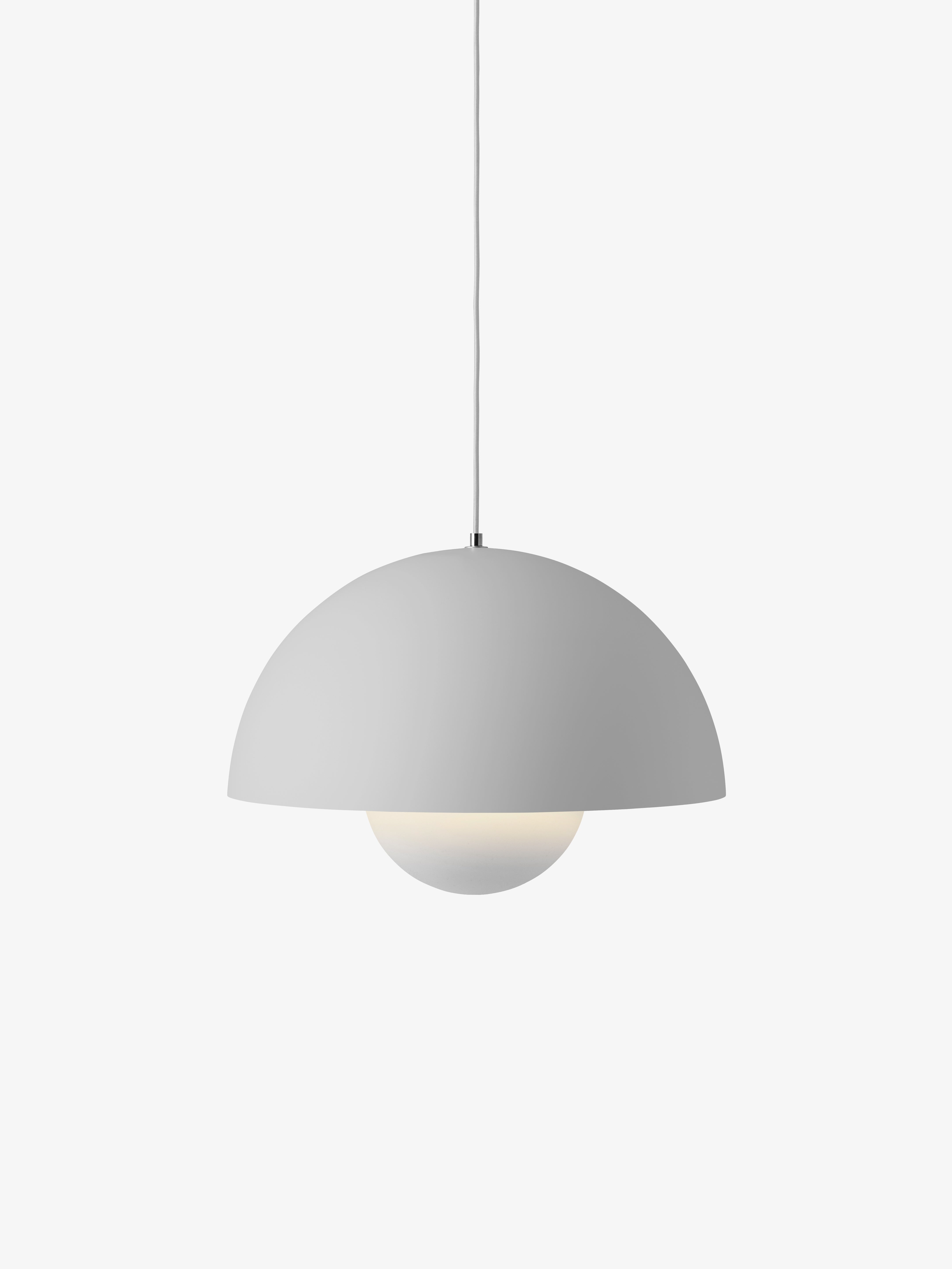 FLOWERPOT pendant lamp matte light gray