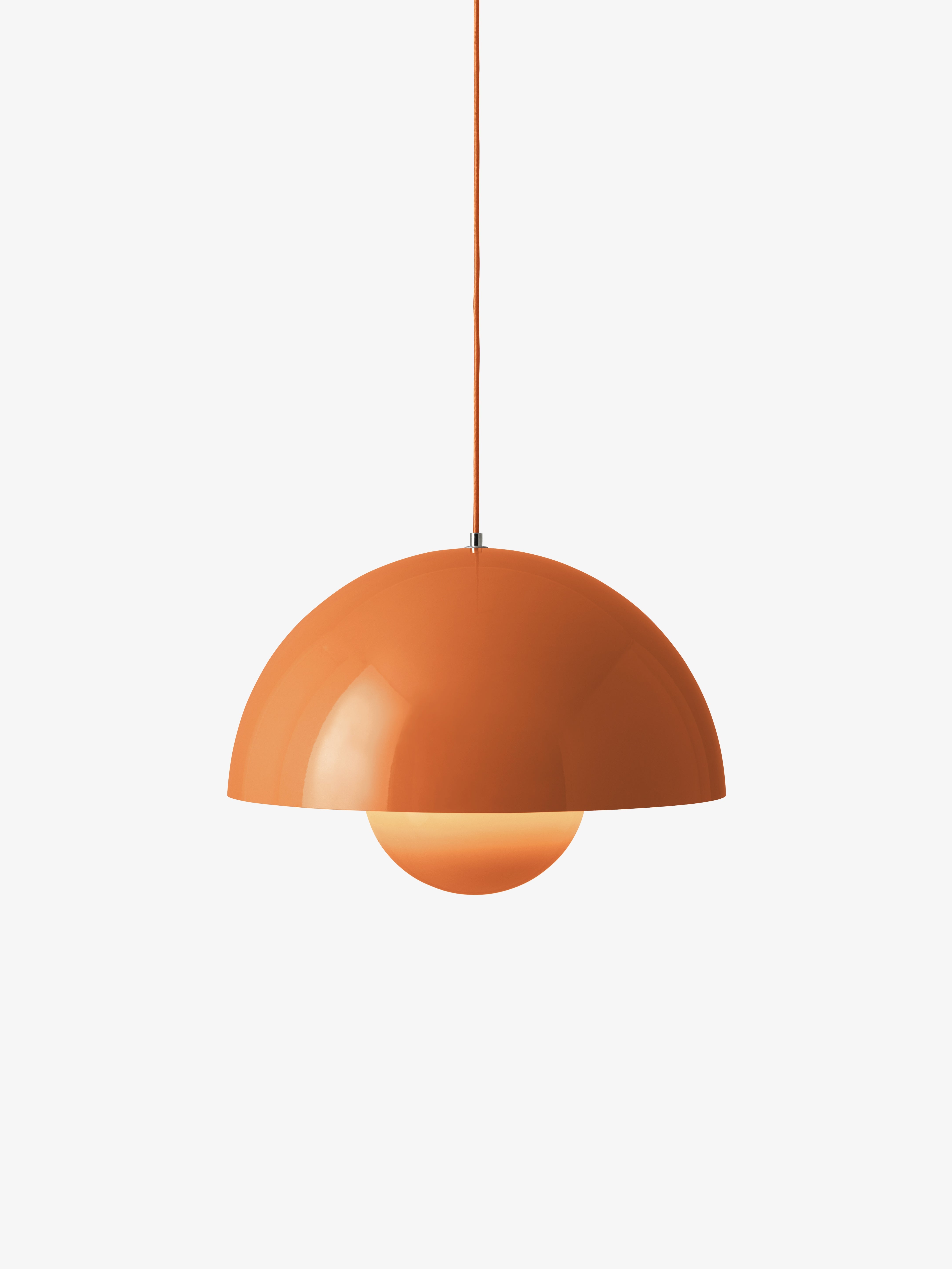 FLOWERPOT pendant lamp in orange