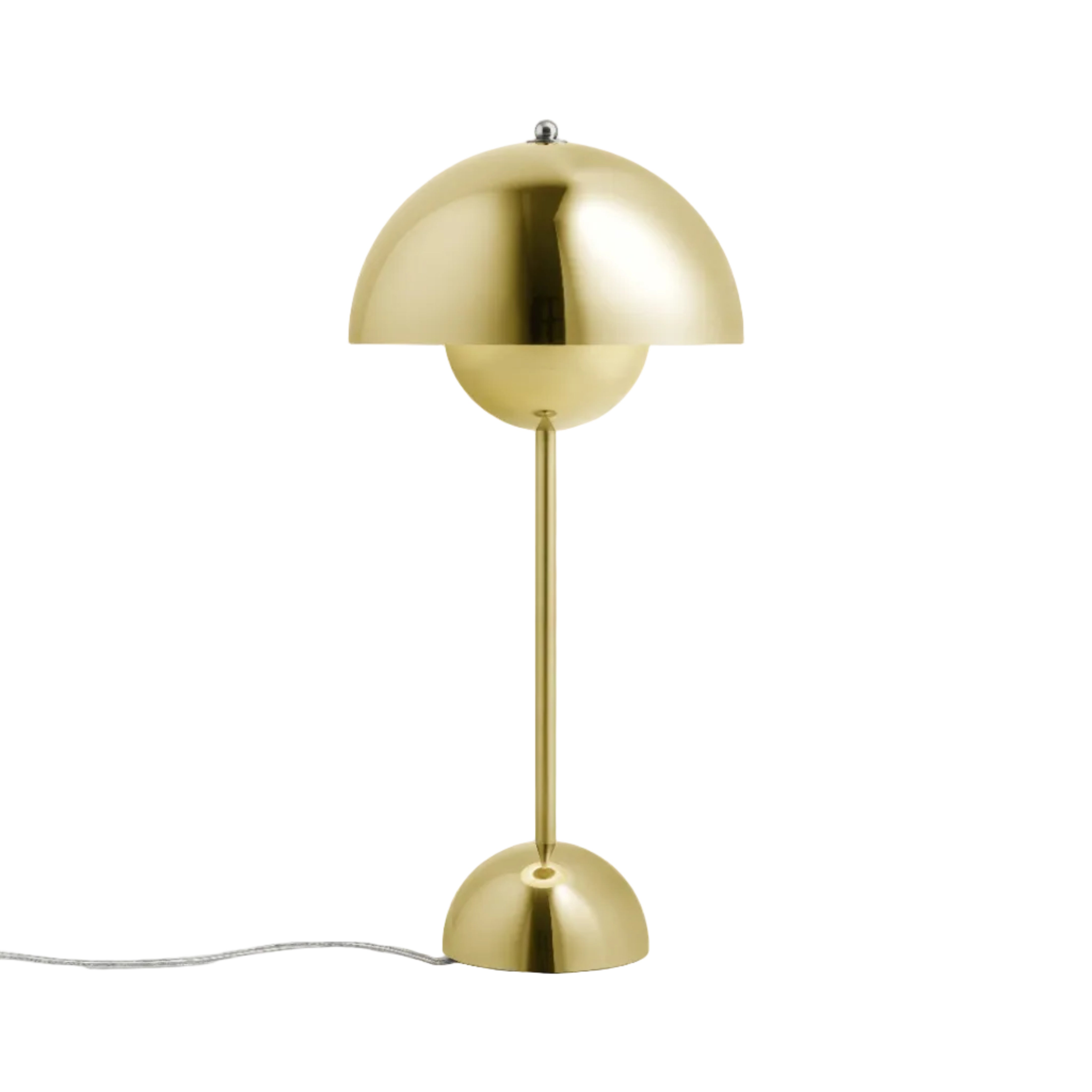 FLOWERPOT VP3 Table Lamp in Brass