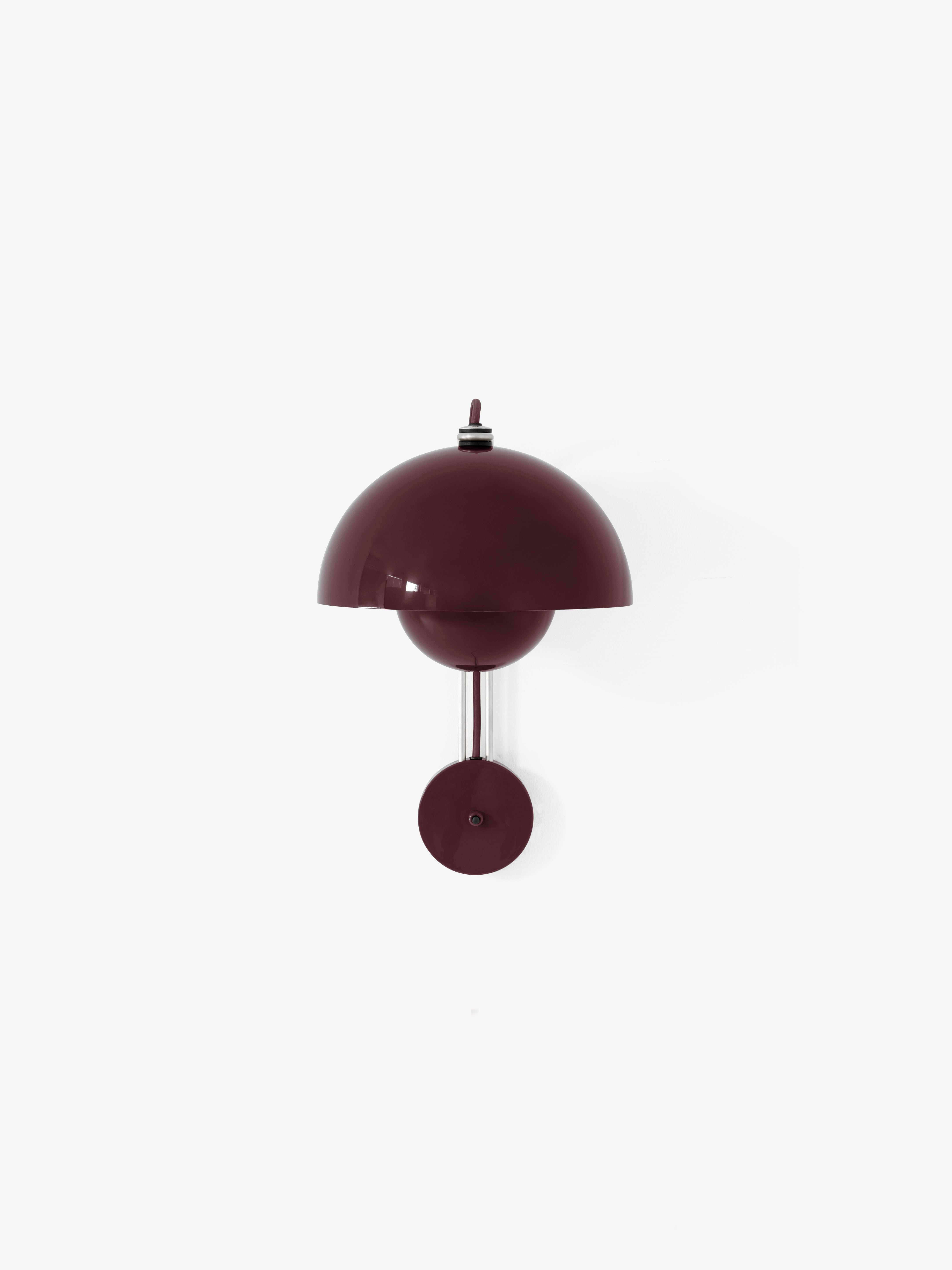 FLOWERPOT VP8 Wall Lamp in Dark Plum
