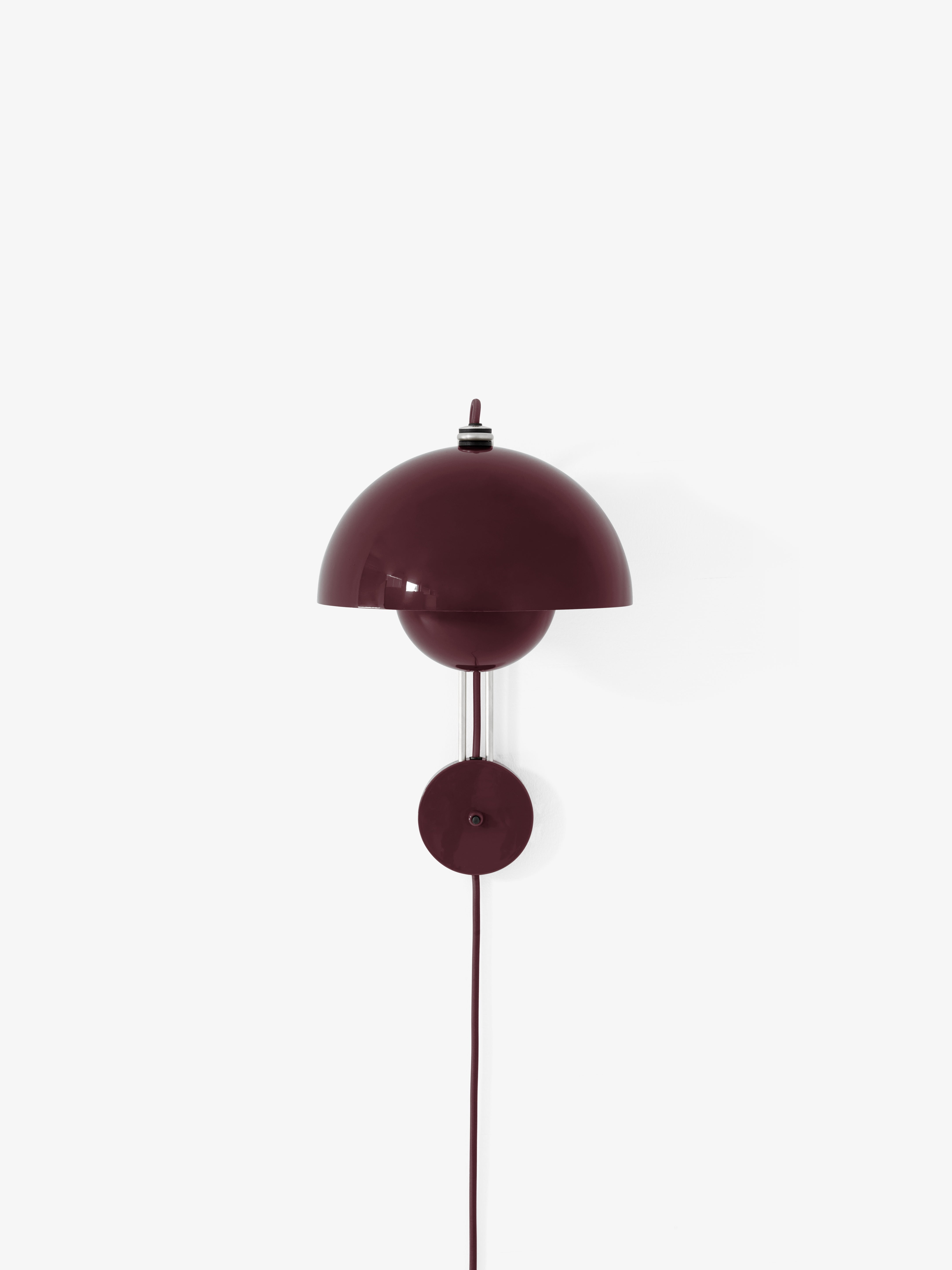 FLOWERPOT VP8 Wall Lamp in Dark Plum