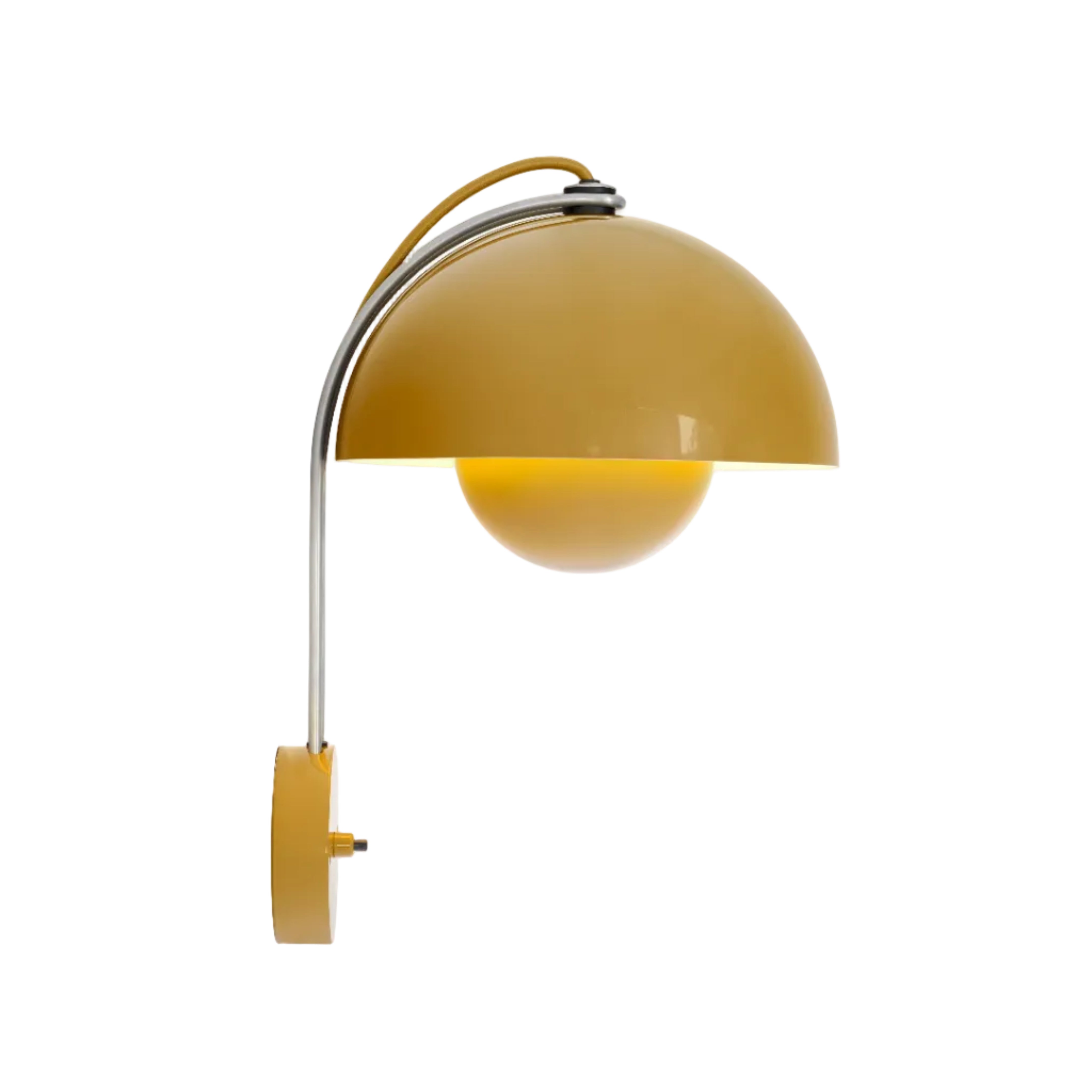 FLOWERPOT VP8 Wall Lamp in Mustard