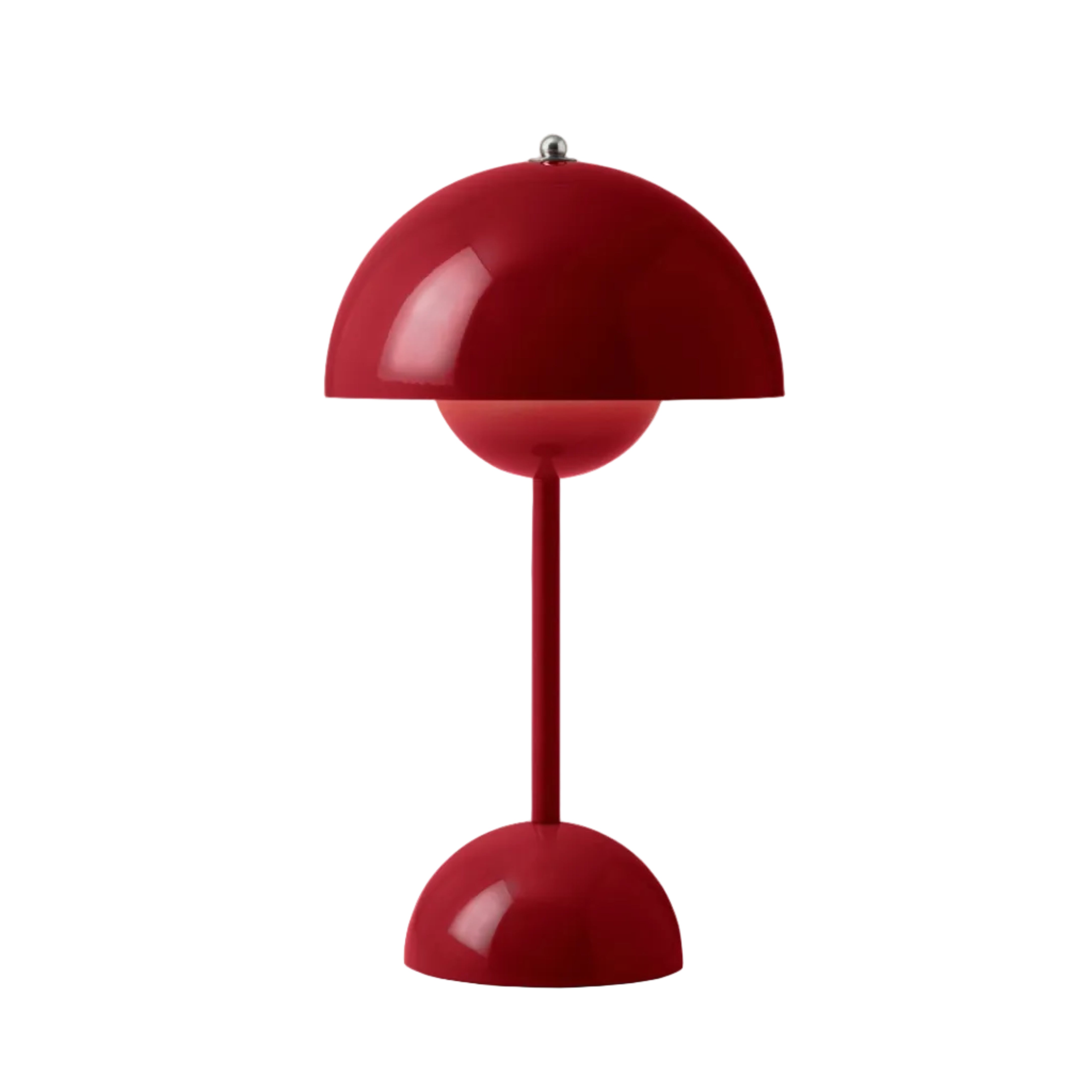 FLOWERPOT VP9 portable lamp in wine color
