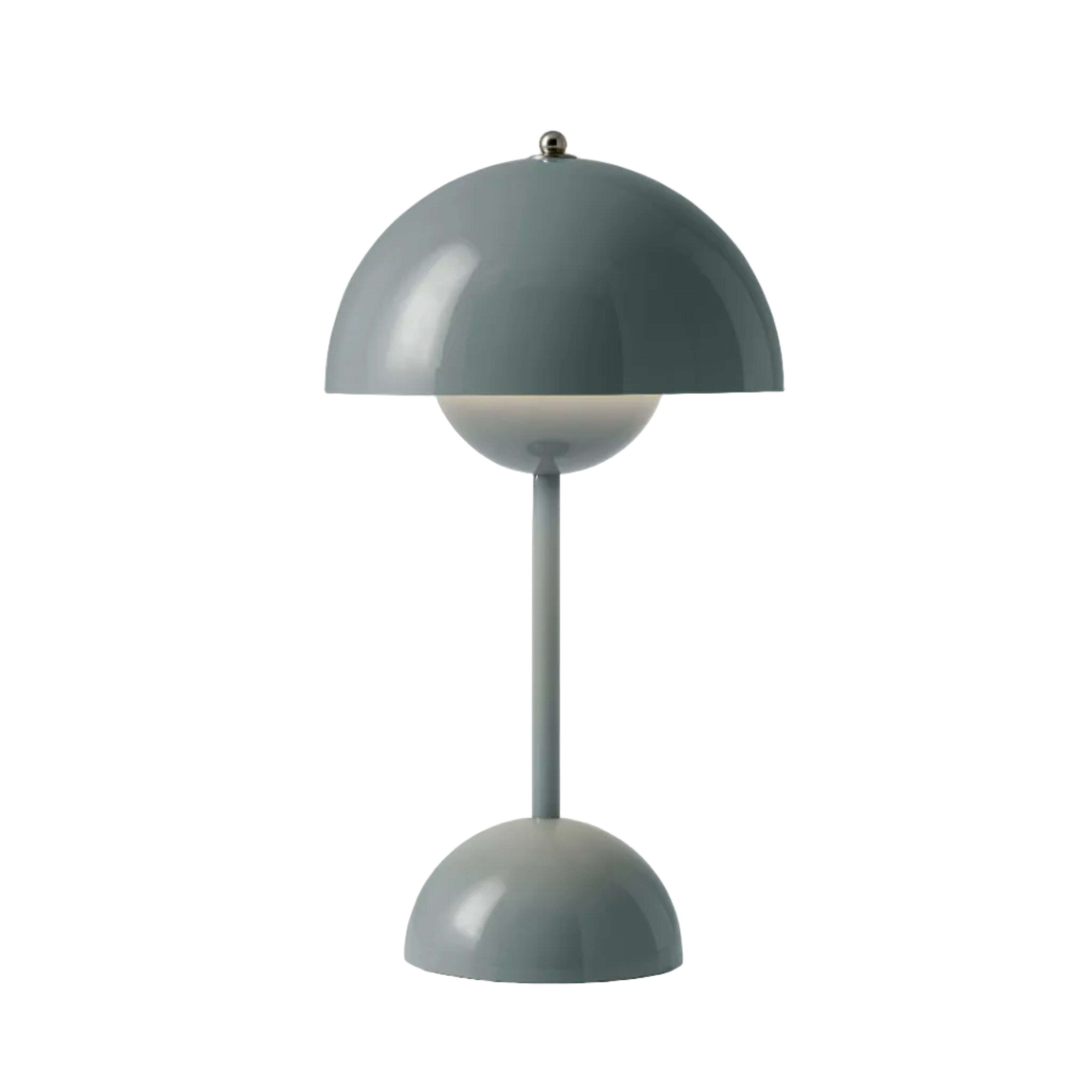 FLOWERPOT VP9 Portable Lamp in Gray-Blue