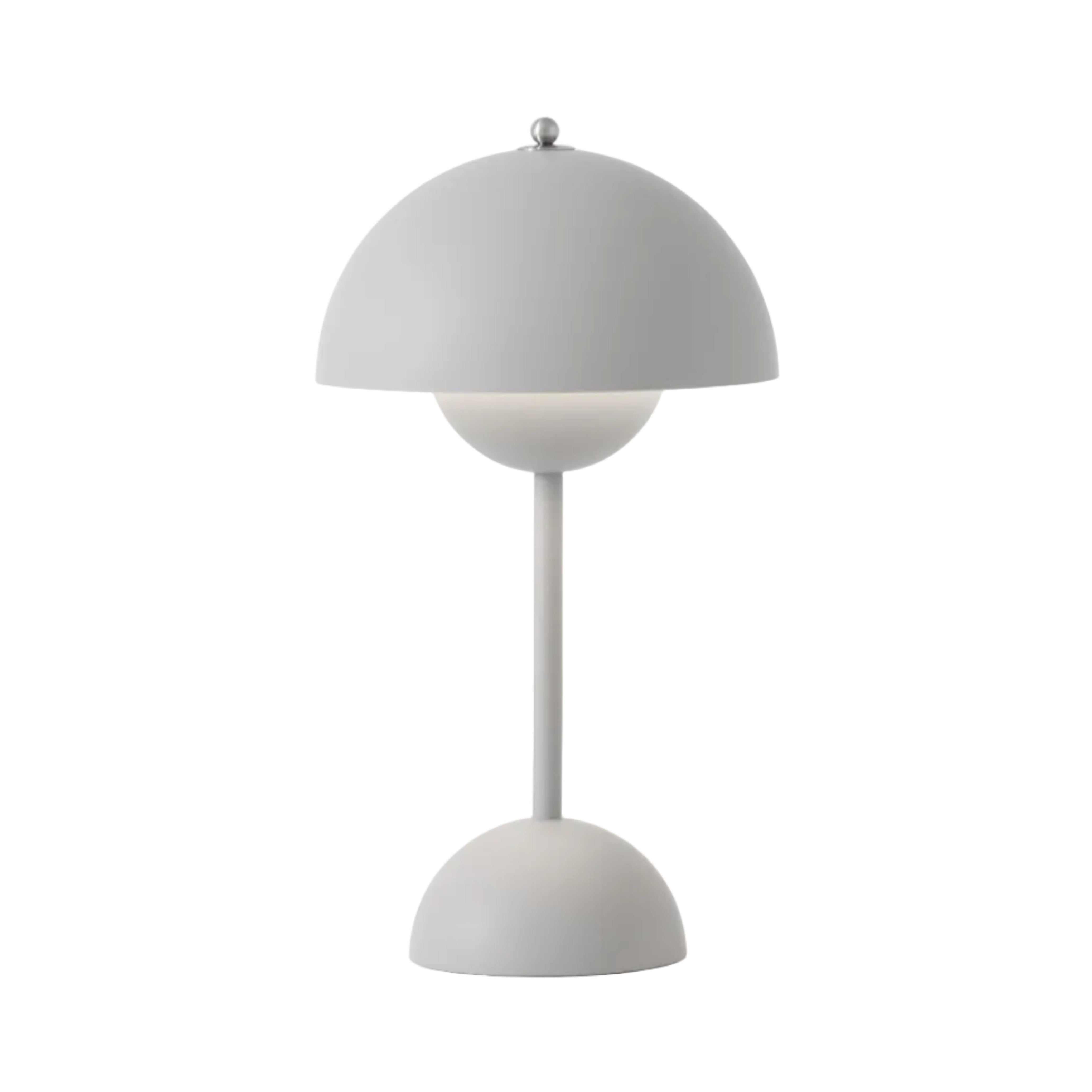 Portable lamp FLOWERPOT VP9 matte light gray