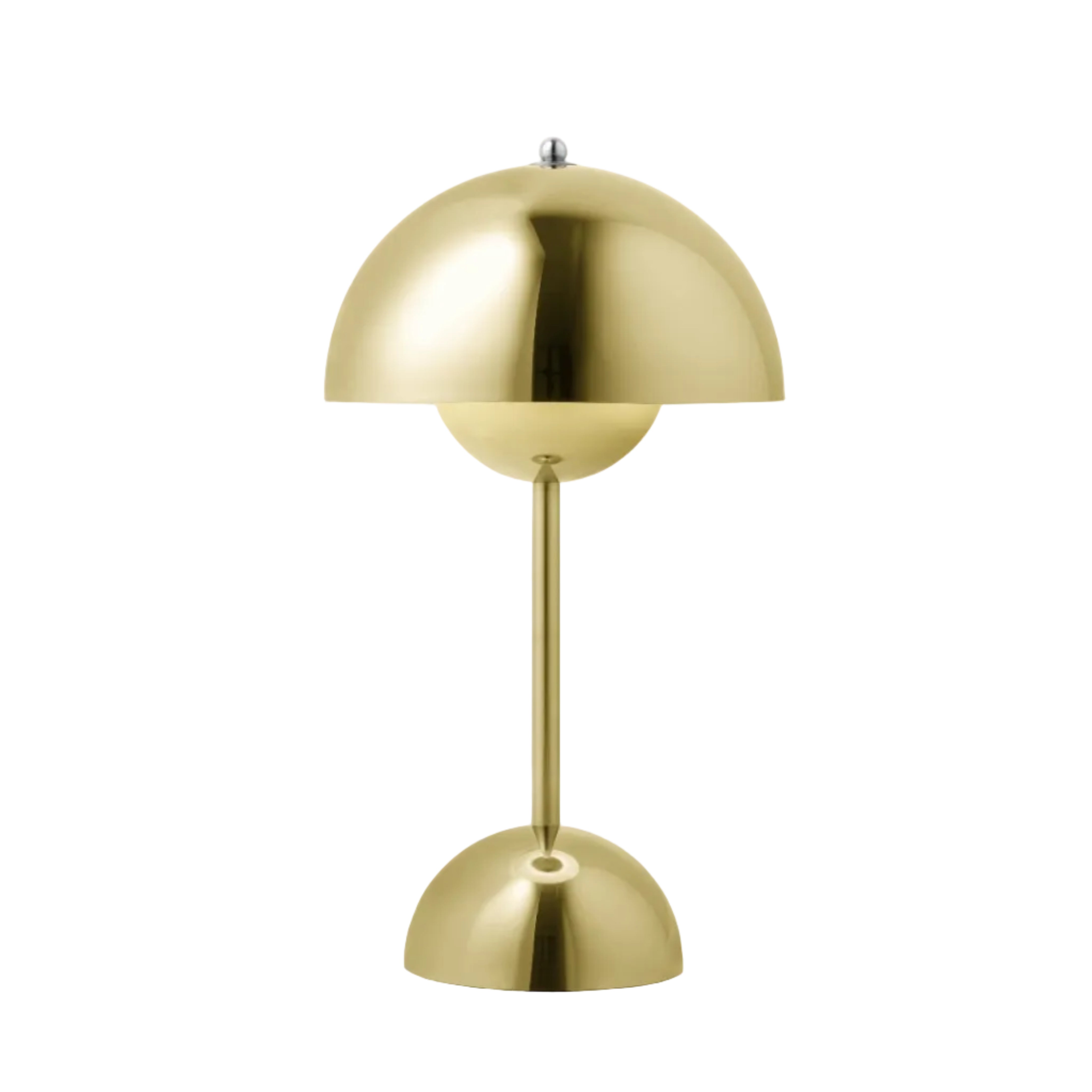 FLOWERPOT VP9 Portable Lamp in Brass