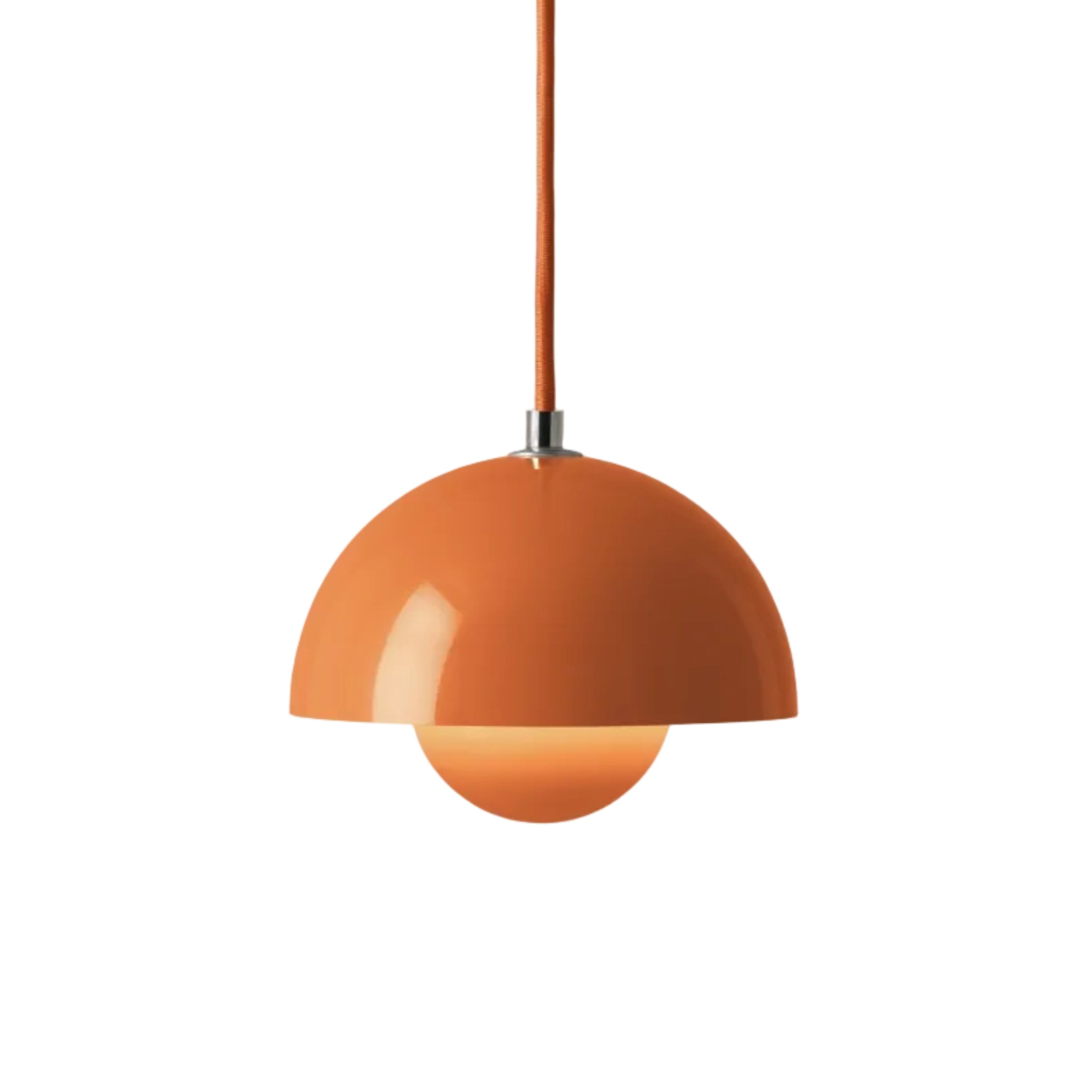 FLOWERPOT pendant lamp in orange