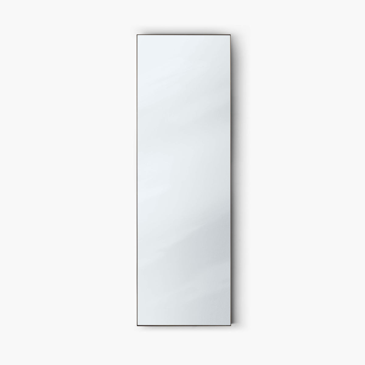 Wall mirror AMORE SC50 with a brown frame