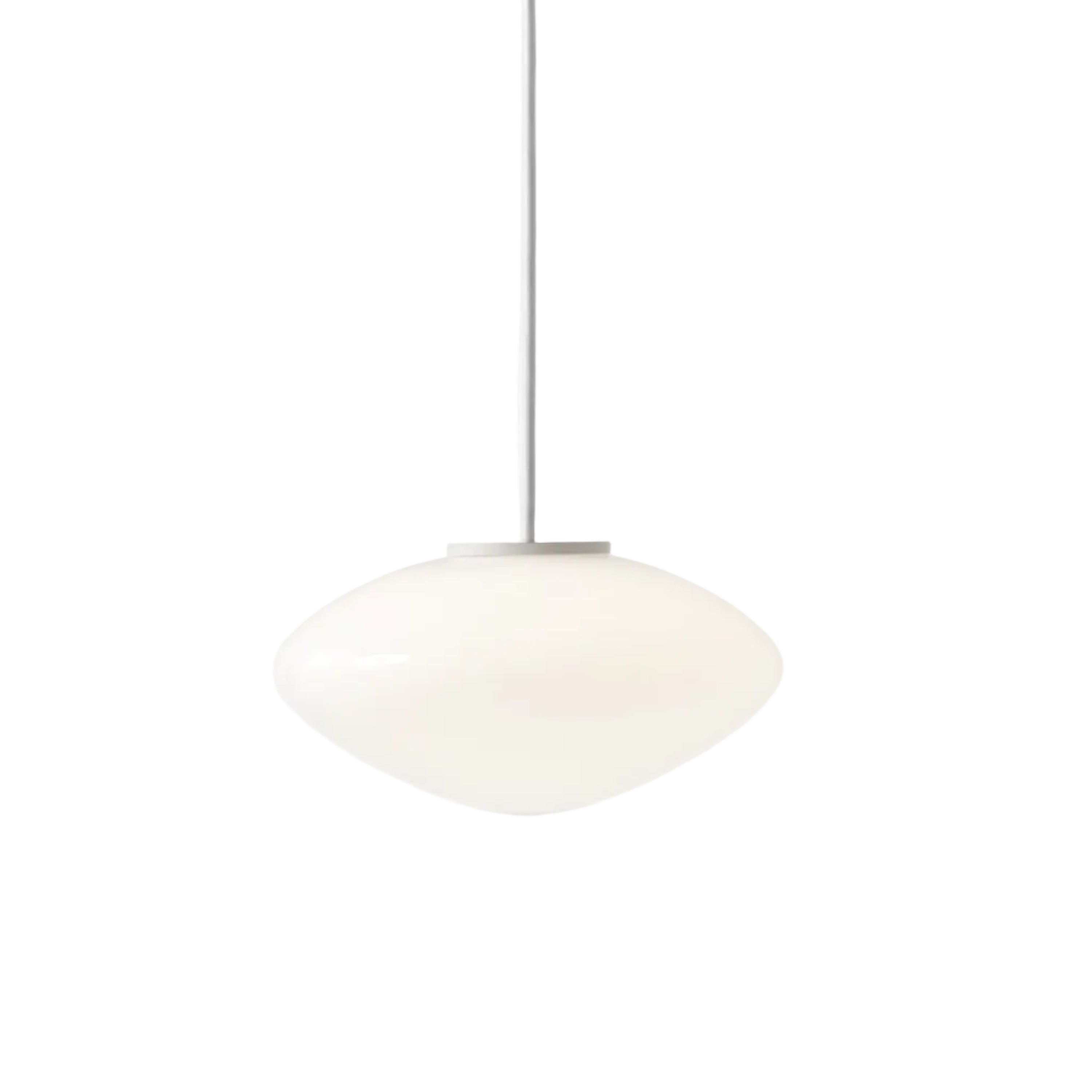 Pendant lamp MIST with opal shade