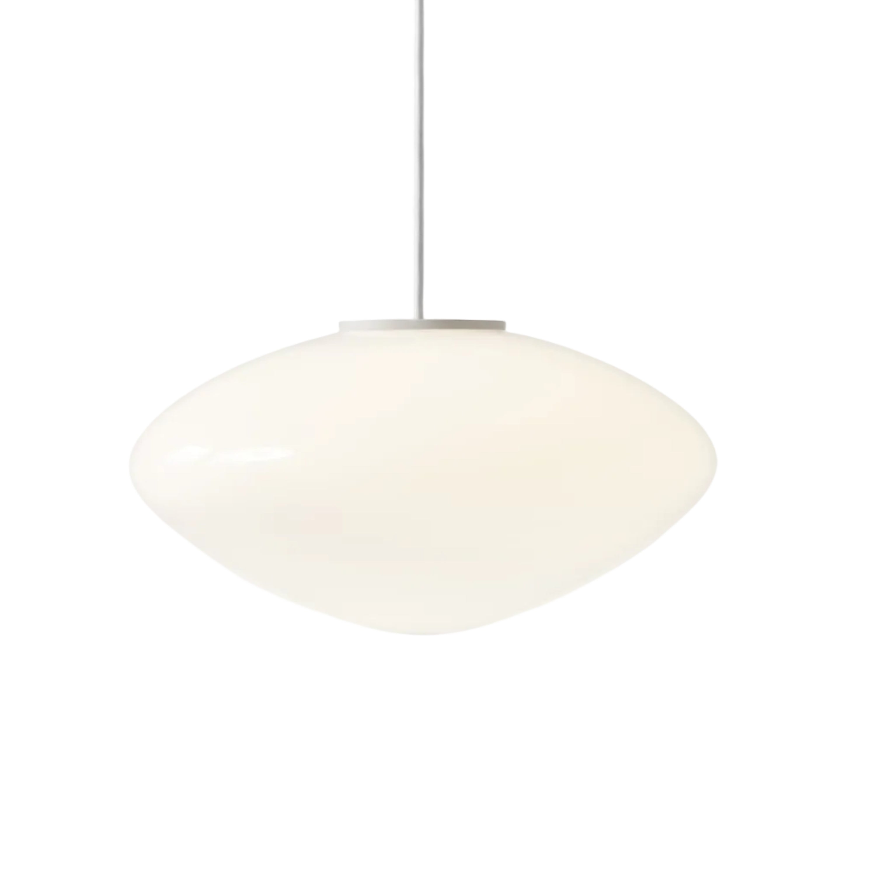 Pendant lamp MIST with opal shade