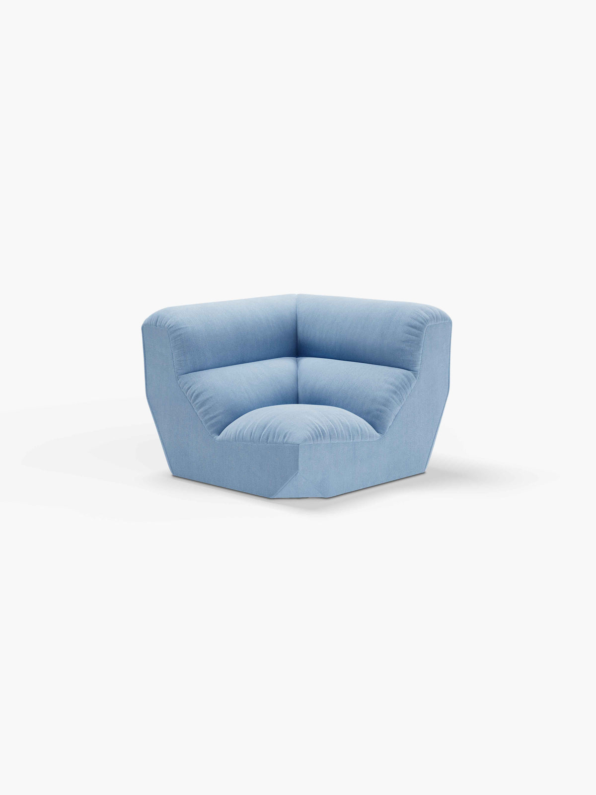 Upholstered corner module modular sofa HI LO AV55