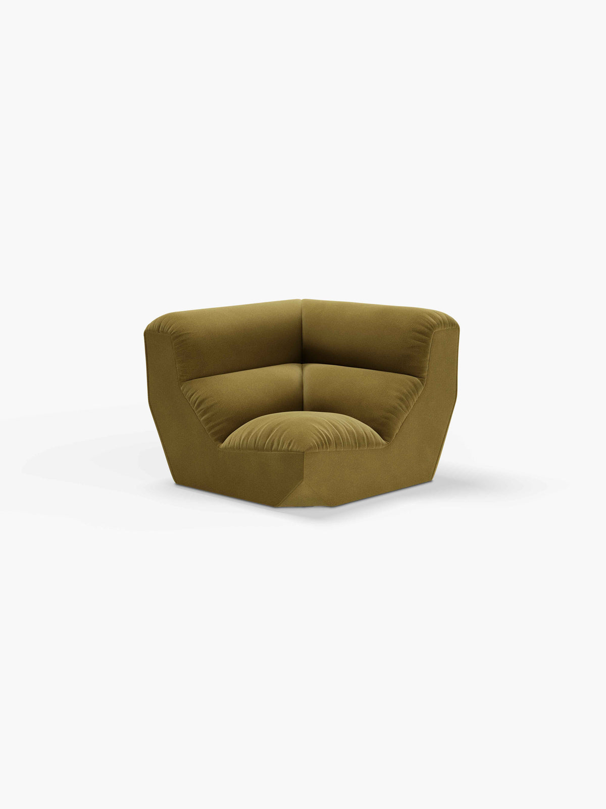 Upholstered corner module modular sofa HI LO AV55